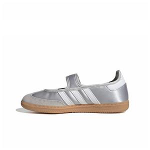adidas Originals Samba Jane "Silver Metallic" Grade School Girls' Shoe