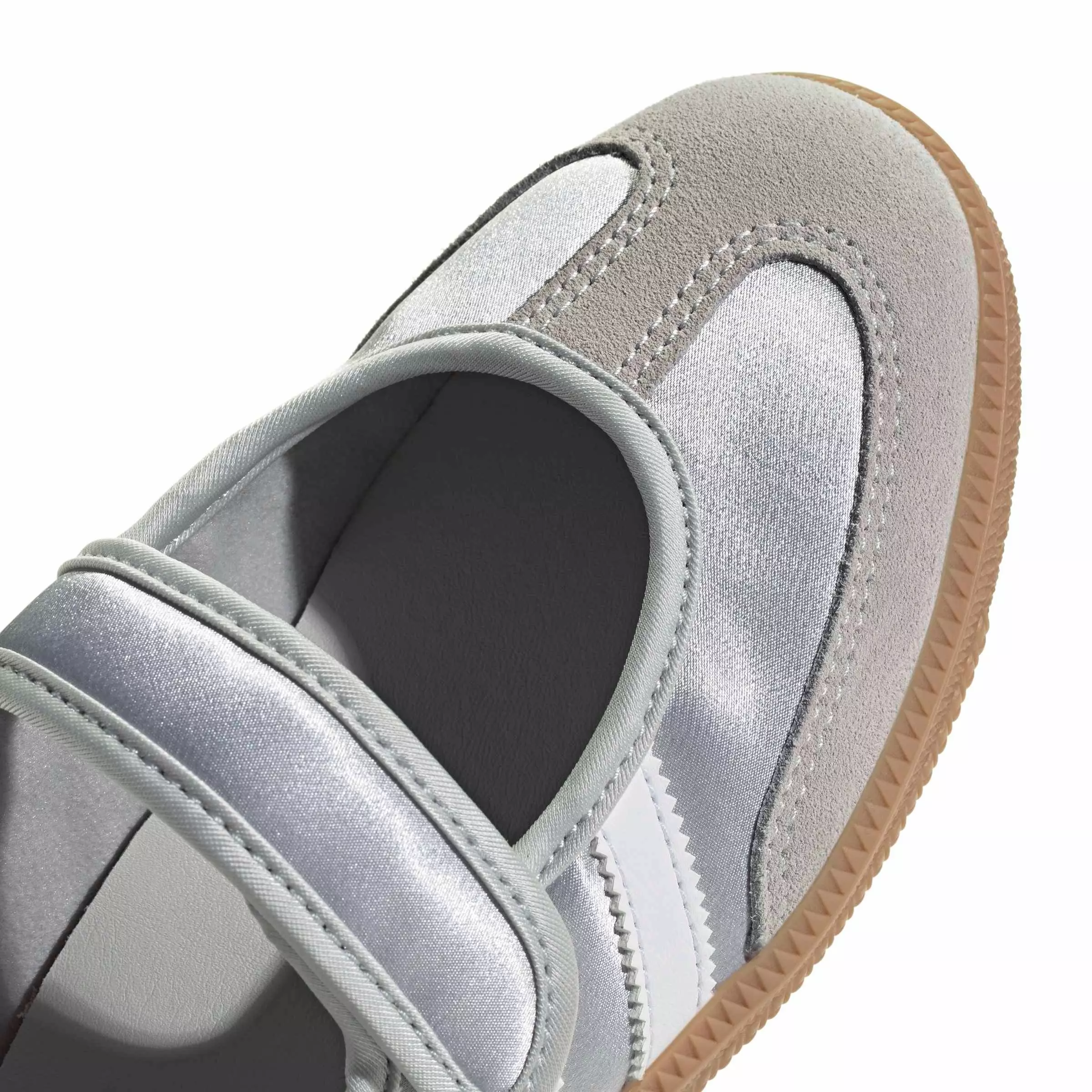 adidas Originals Samba Jane "Silver Metallic" Grade School Girls' Shoe - SILVER