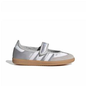 adidas Originals Samba Jane "Silver Metallic" Grade School Girls' Shoe