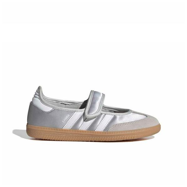 adidas Originals Samba Jane "Silver Metallic" Grade School Girls' Shoe