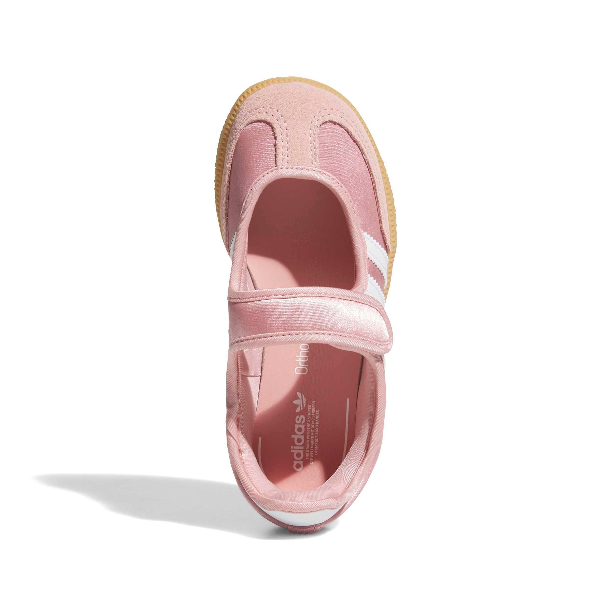 adidas Originals Samba Jane "Wonder Mauve/White" Preschool Girls' Shoe - PINK Thumbnail View 3