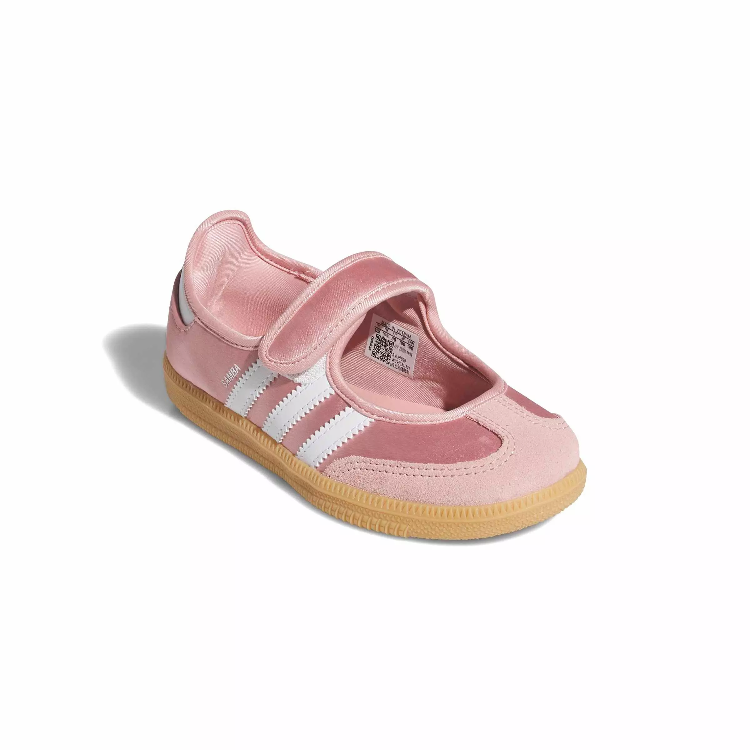 adidas Originals Samba Jane "Wonder Mauve/White" Preschool Girls' Shoe - PINK