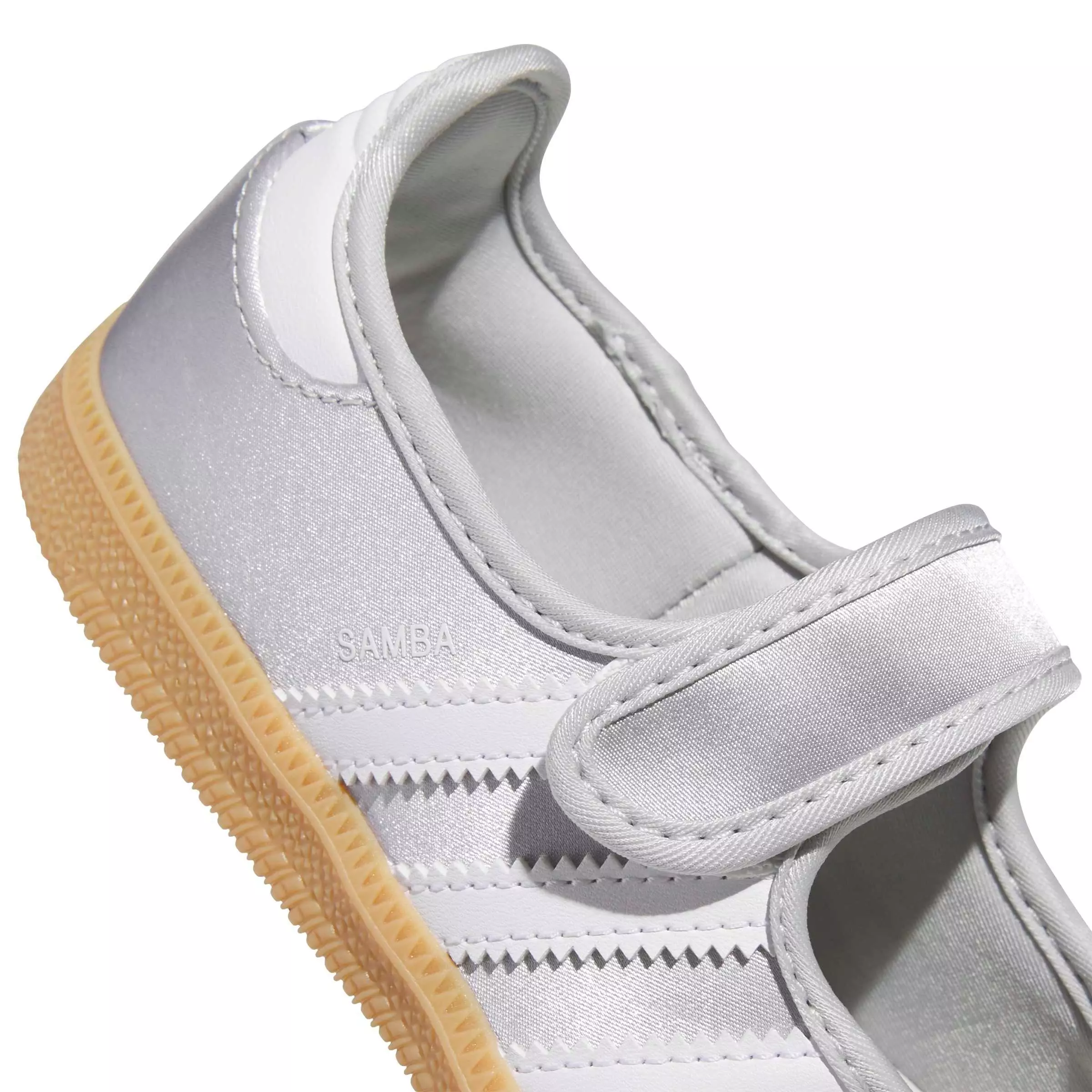 adidas Originals Samba Jane "Silver Metallic/White" Preschool Girls' Shoe - SILVER