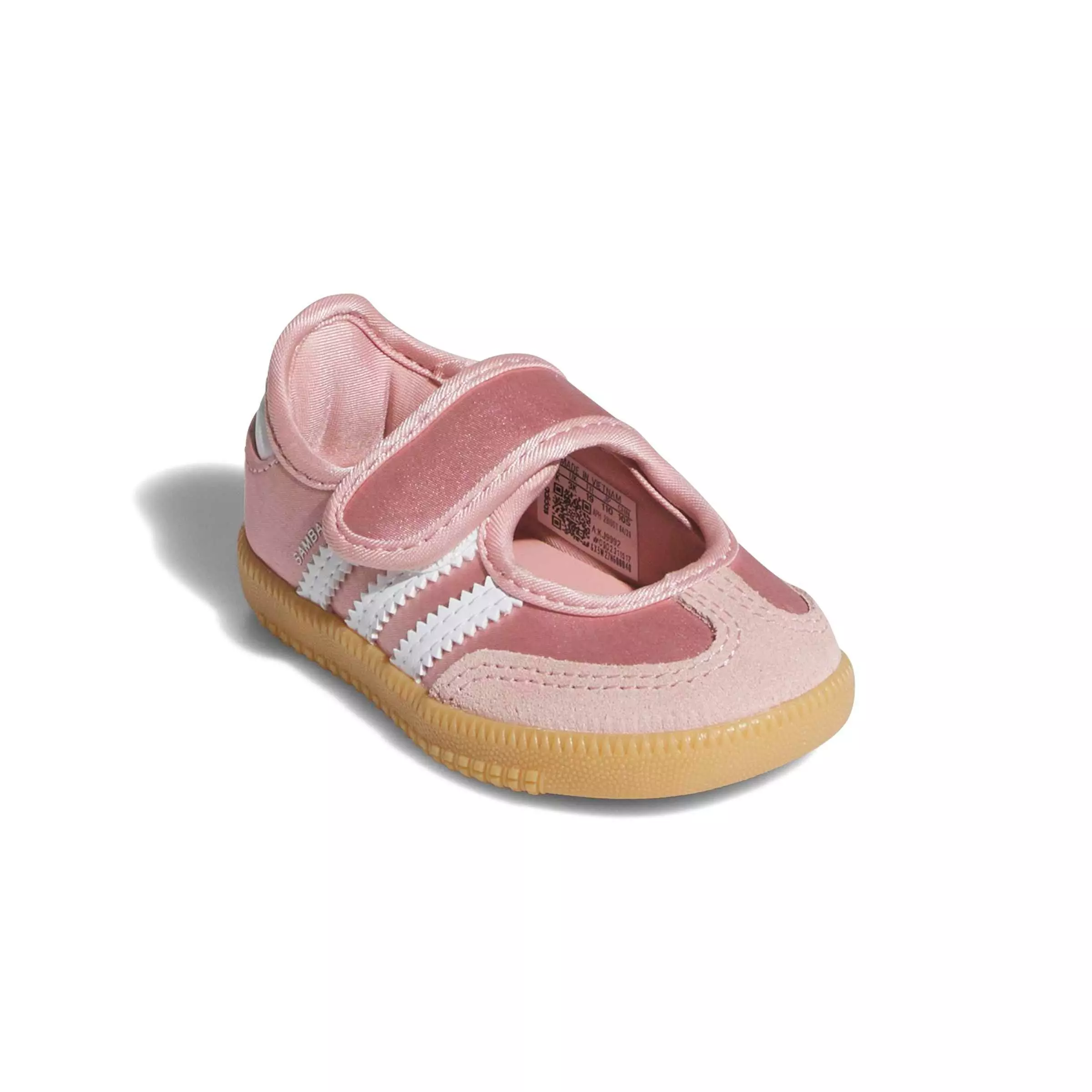 adidas Originals Samba Jane "Wonder Mauve/White" Toddler Girls' Shoe - PINK