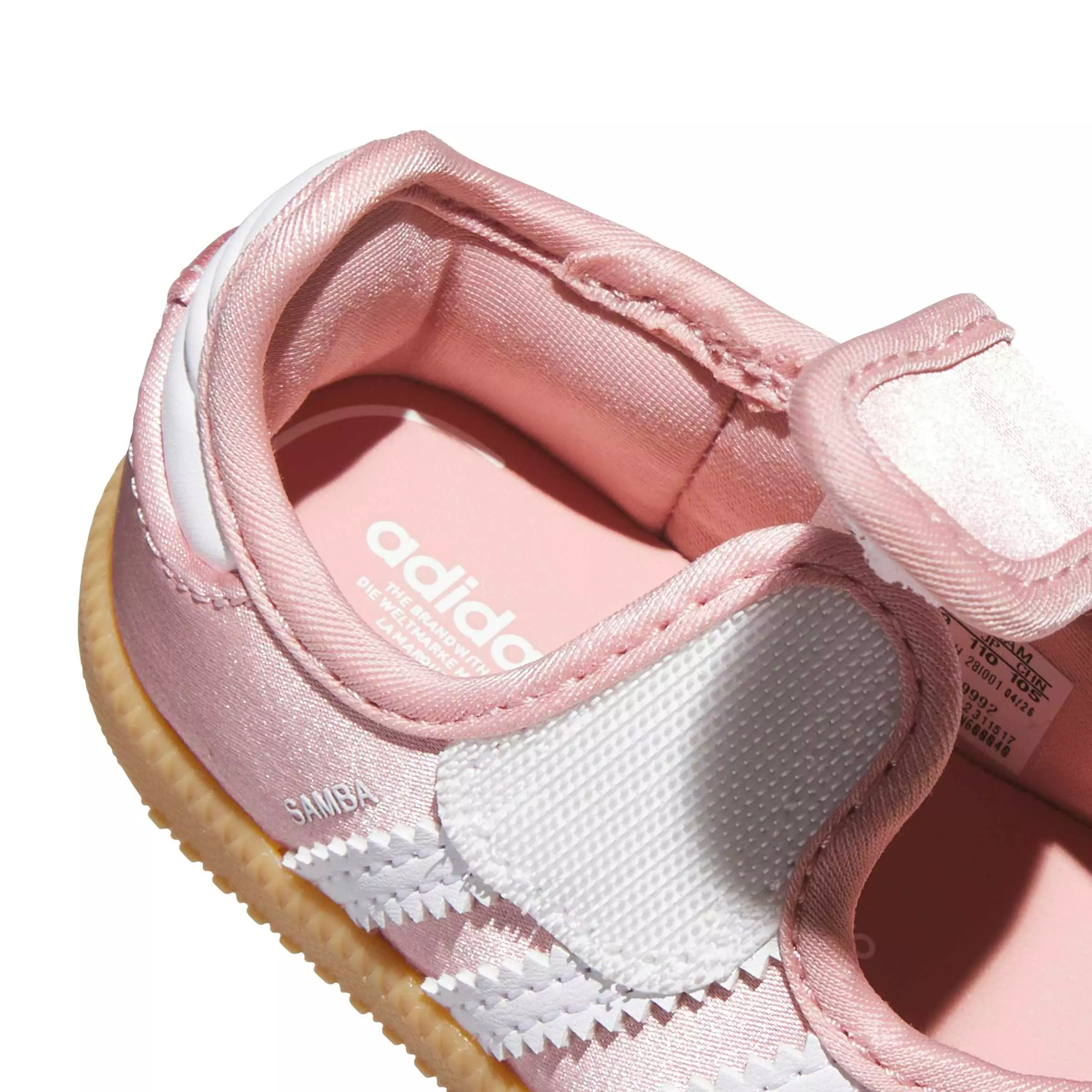 adidas Originals Samba Jane "Wonder Mauve/White" Toddler Girls' Shoe - PINK