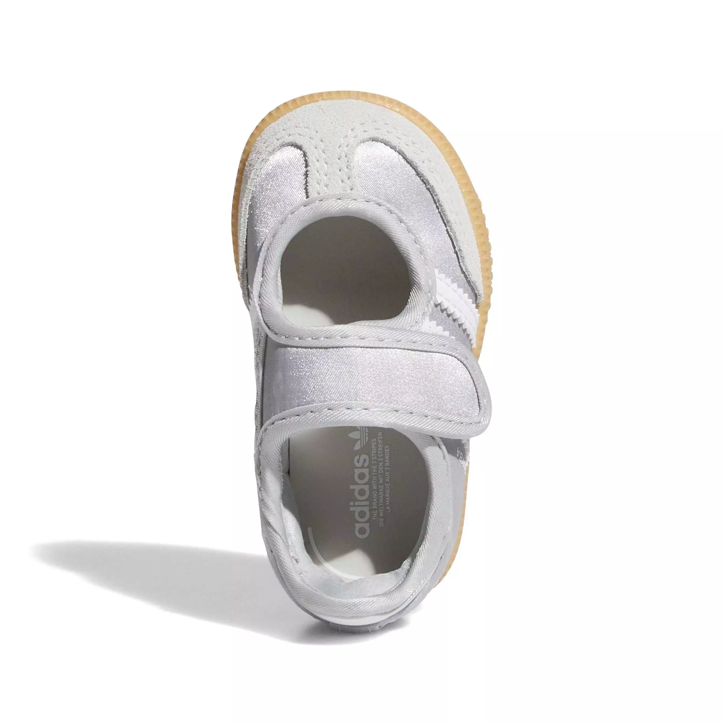 adidas Originals Samba Jane "Silver Metallic/White" Toddler Girls' Shoe - SILVER