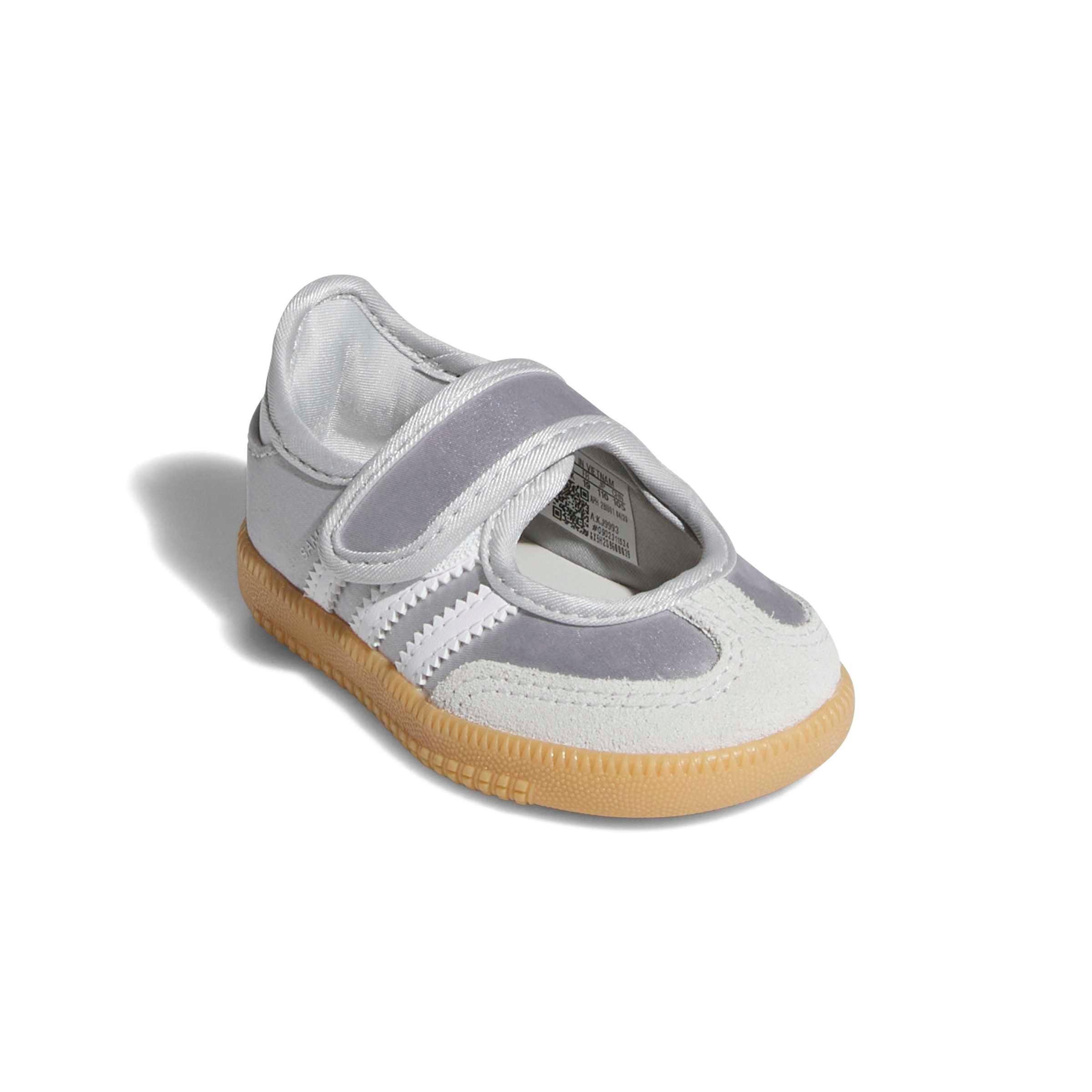 adidas Originals Samba Jane "Silver Metallic/White" Toddler Girls' Shoe - SILVER Thumbnail View 5
