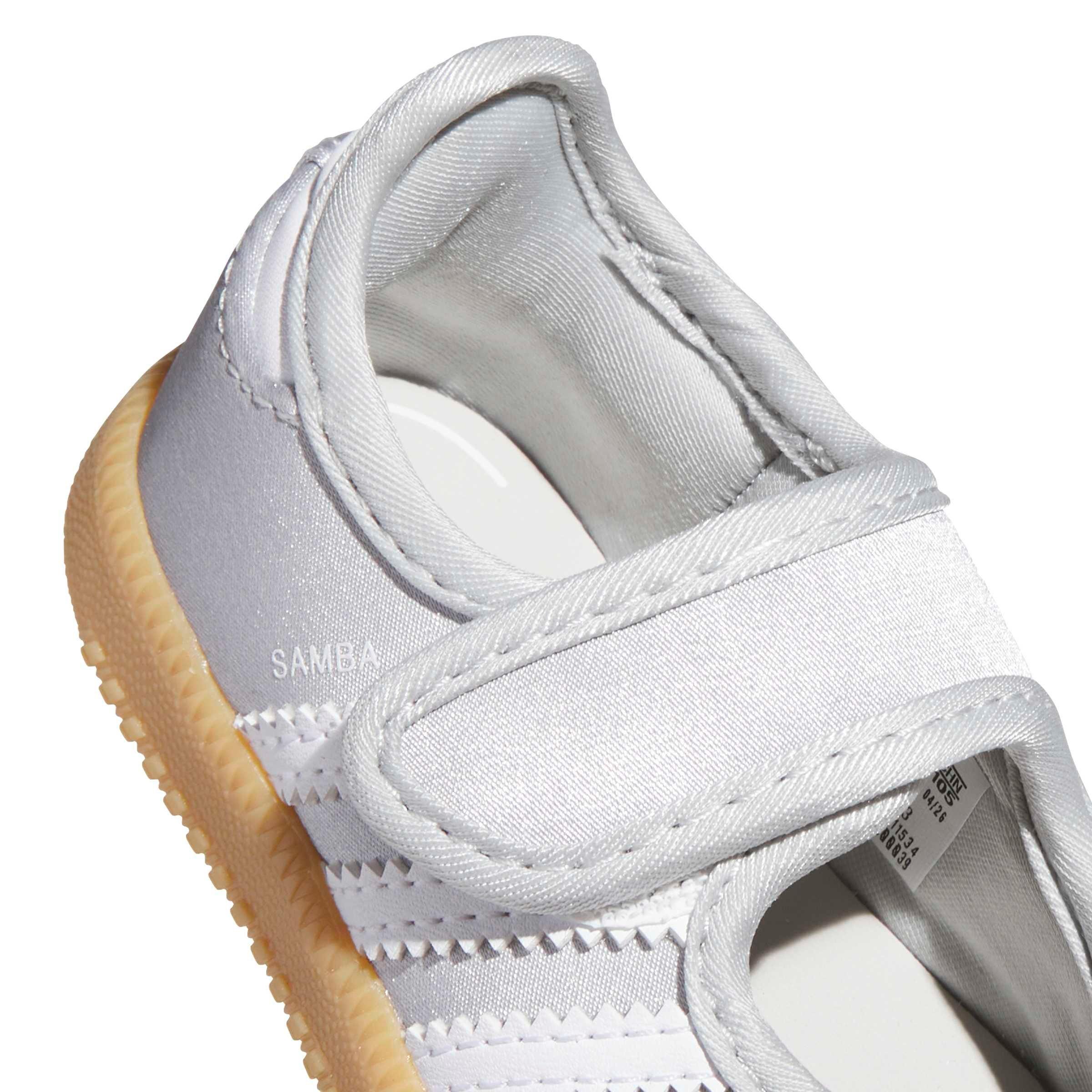 adidas Originals Samba Jane "Silver Metallic/White" Toddler Girls' Shoe - SILVER Thumbnail View 7