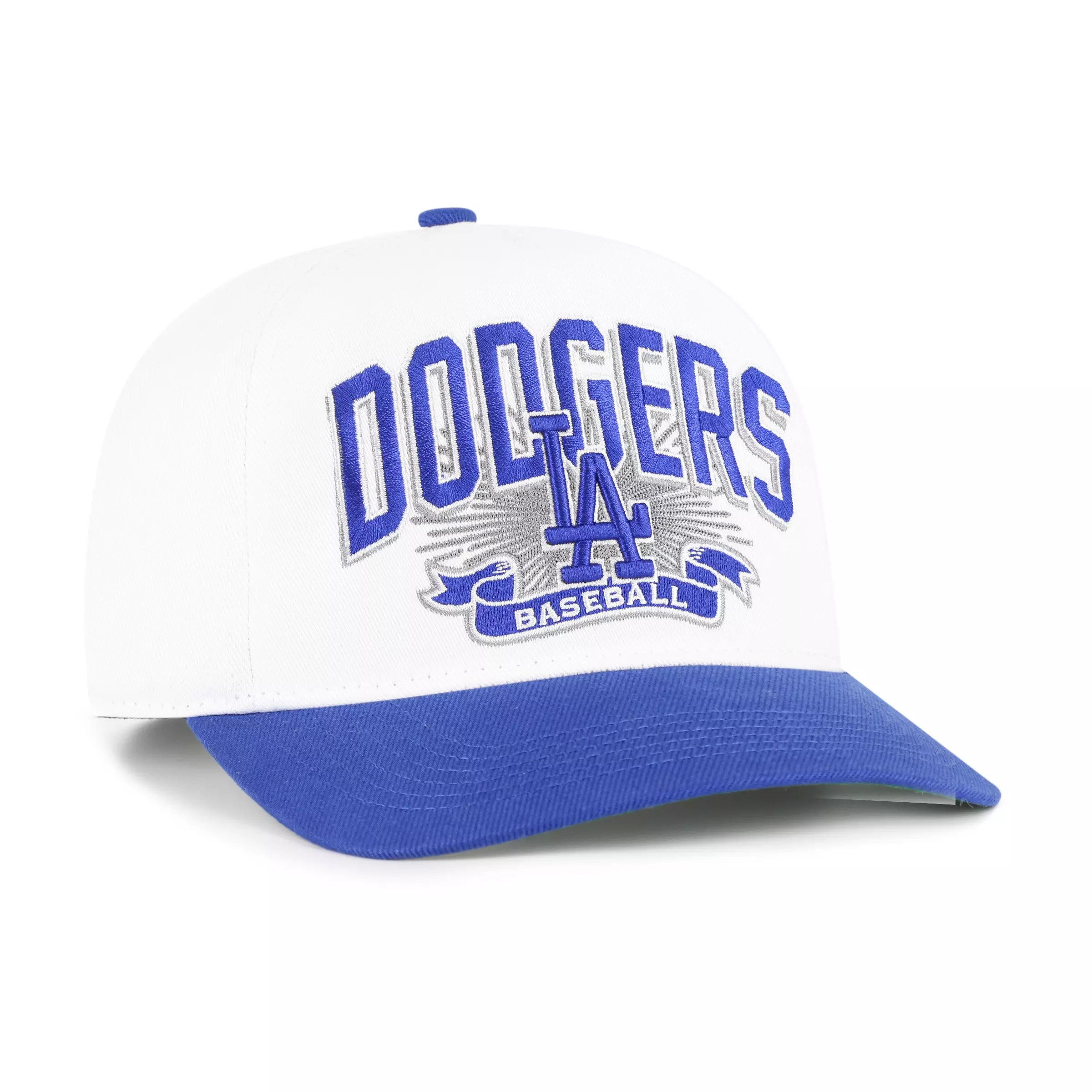 47 Los Angeles Dodgers Prime Play Hitch Snapback Hat - White - WHITE