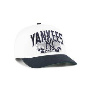 '47 New York Yankees Prime Play Hitch Snapback Hat-White