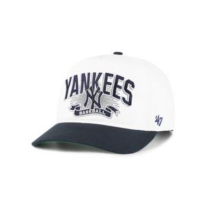 '47 New York Yankees Prime Play Hitch Snapback Hat-White