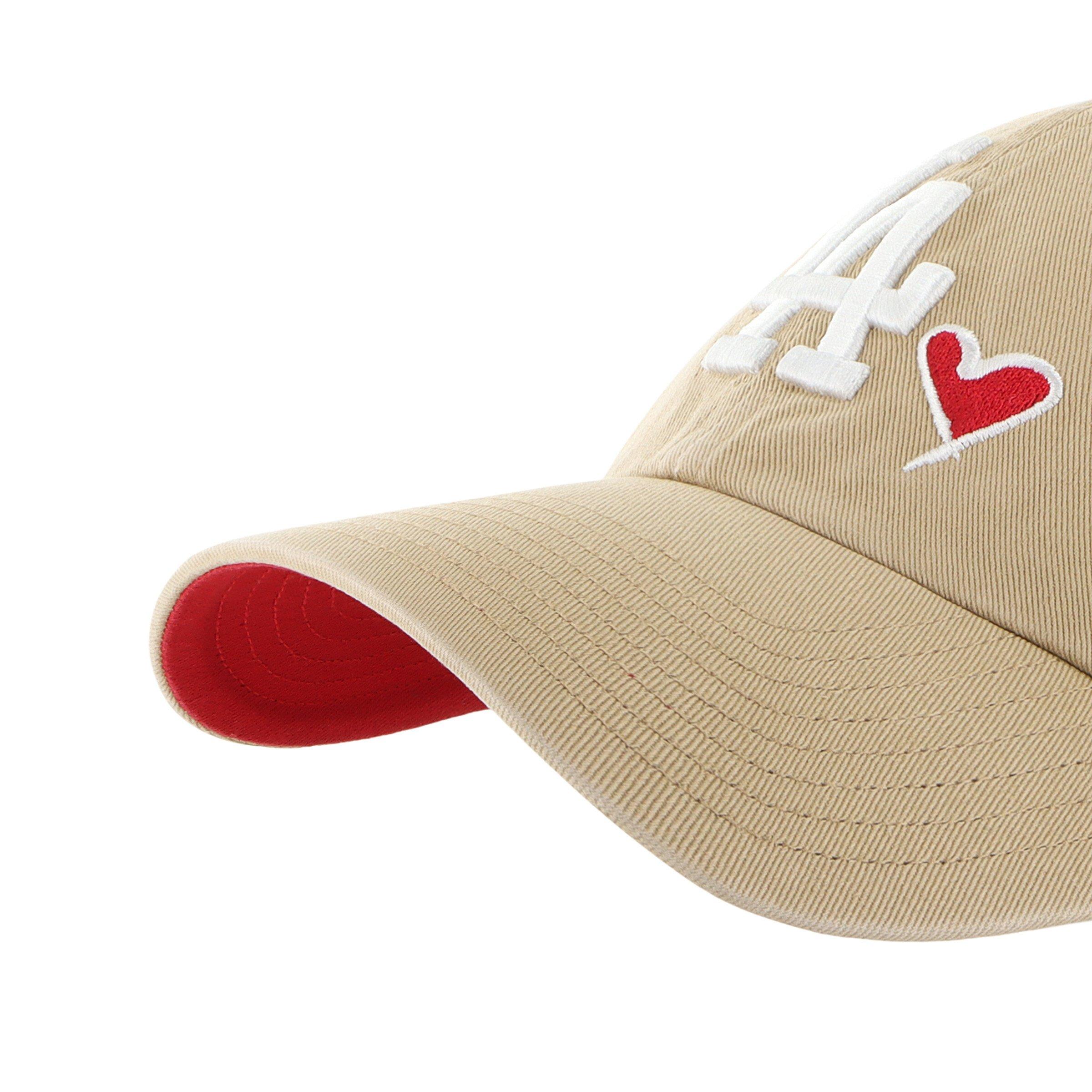 47 Los Angeles Dodgers Icon Cleanup Snapback Hat - Khaki - TAN Thumbnail View 3