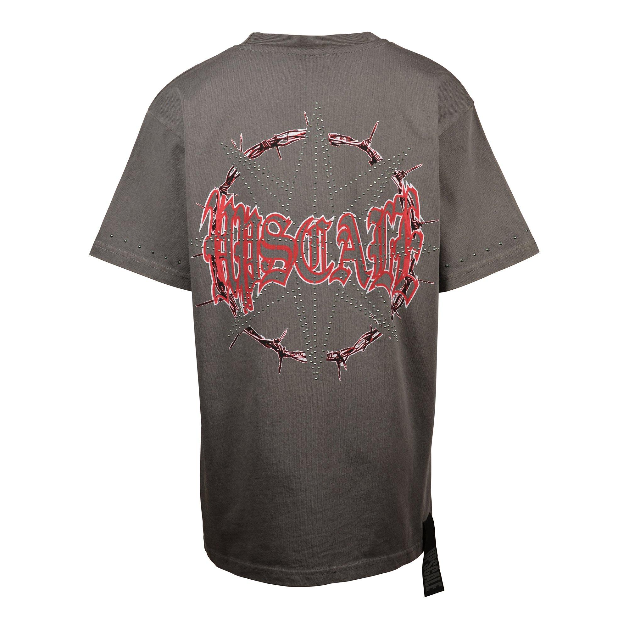 Upscale Big Boys' Rise To Reign Tee - GREY/RED Thumbnail View 2