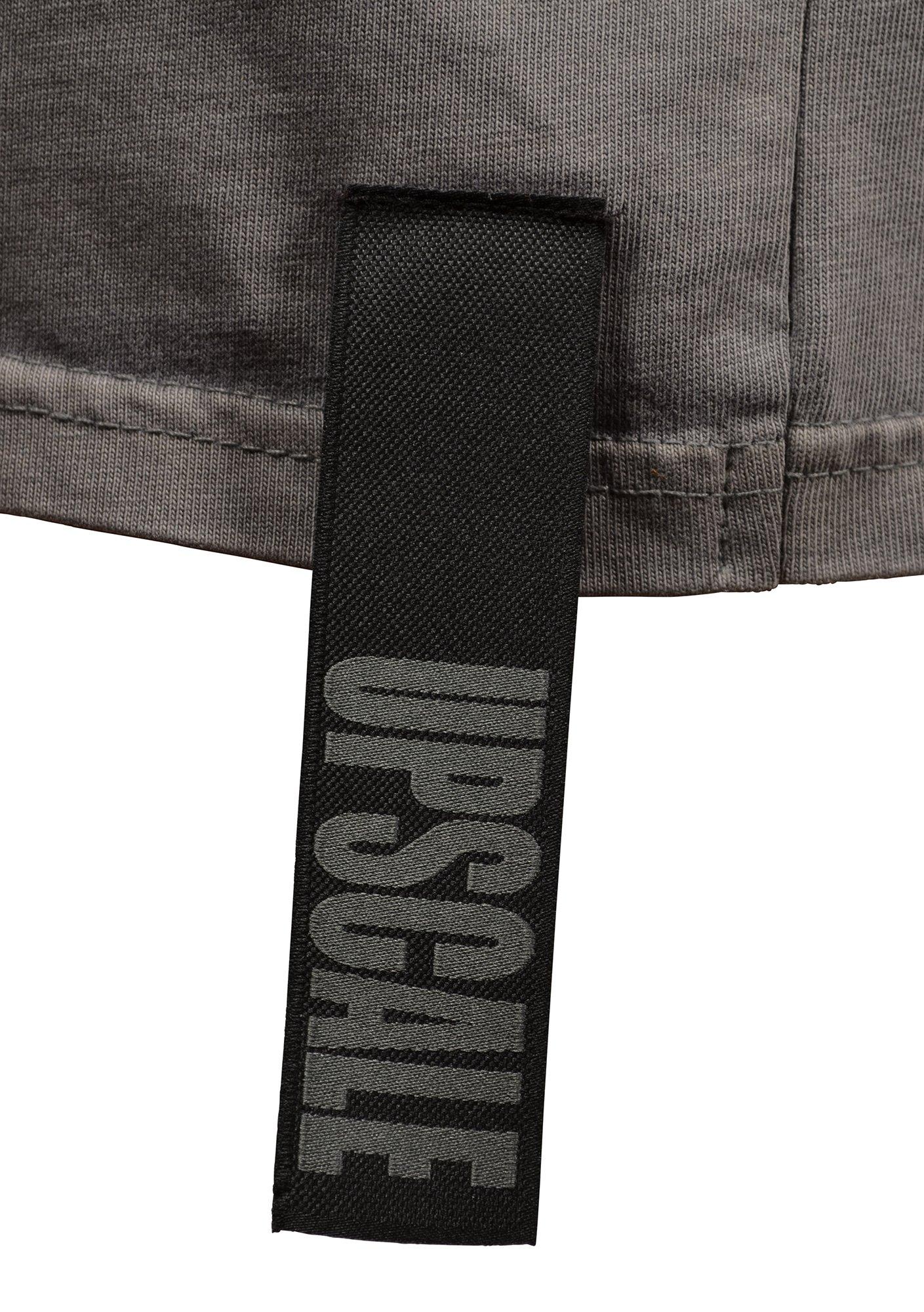 Upscale Big Boys' Rise To Reign Tee - GREY/RED Thumbnail View 5