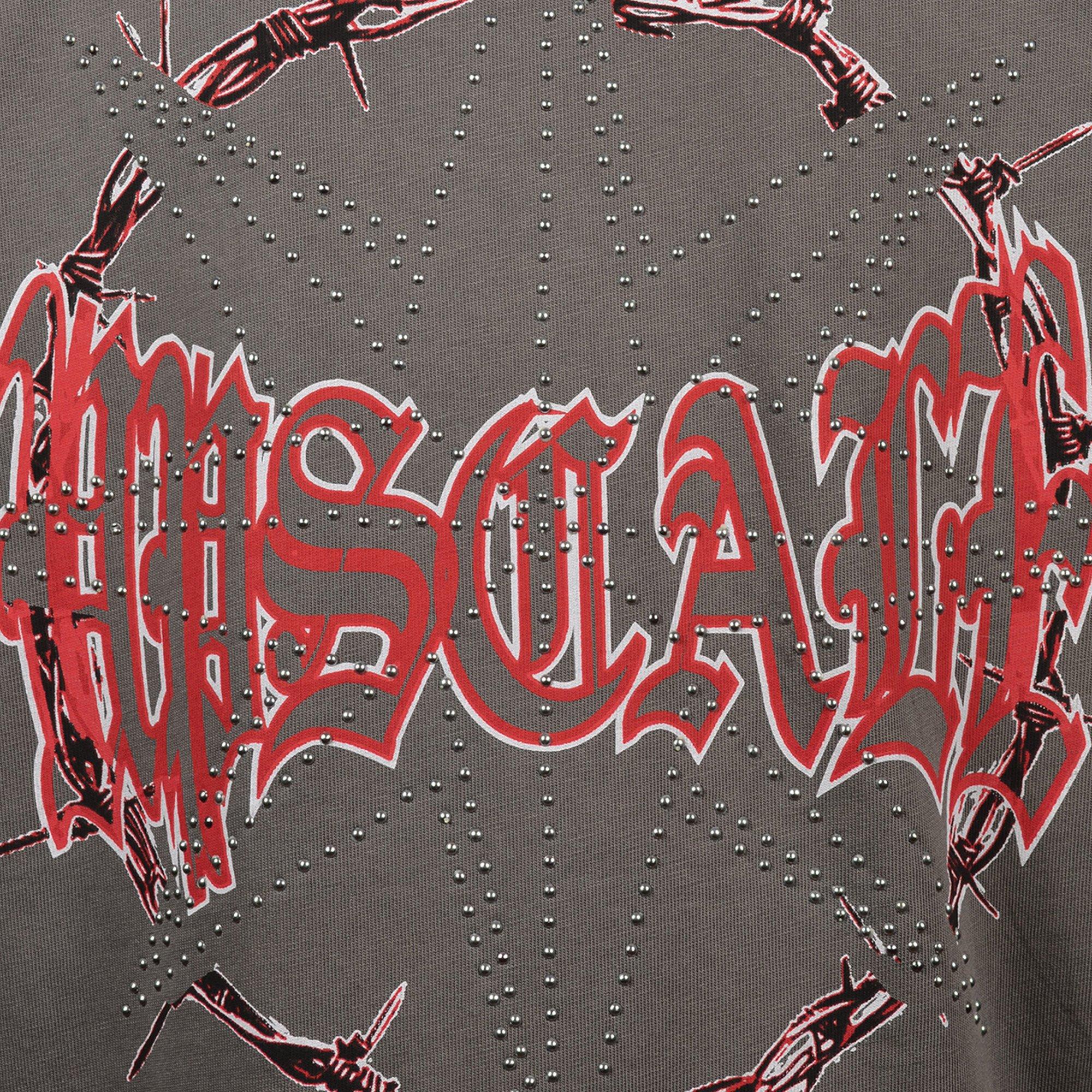 Upscale Big Boys' Rise To Reign Tee - GREY/RED Thumbnail View 4