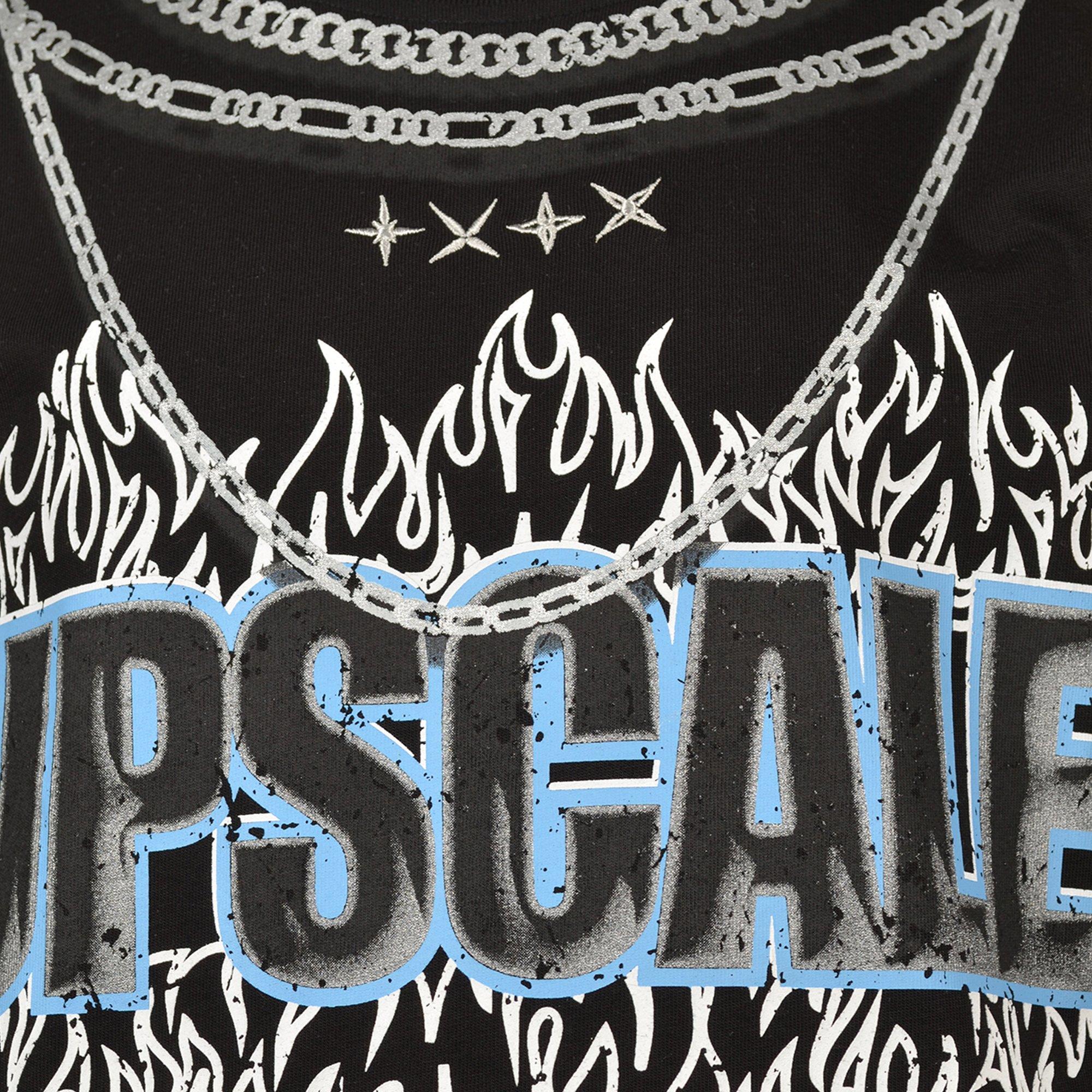 Upscale Big Boys' Fear Nothing Tee - BLACK/BLUE Thumbnail View 4