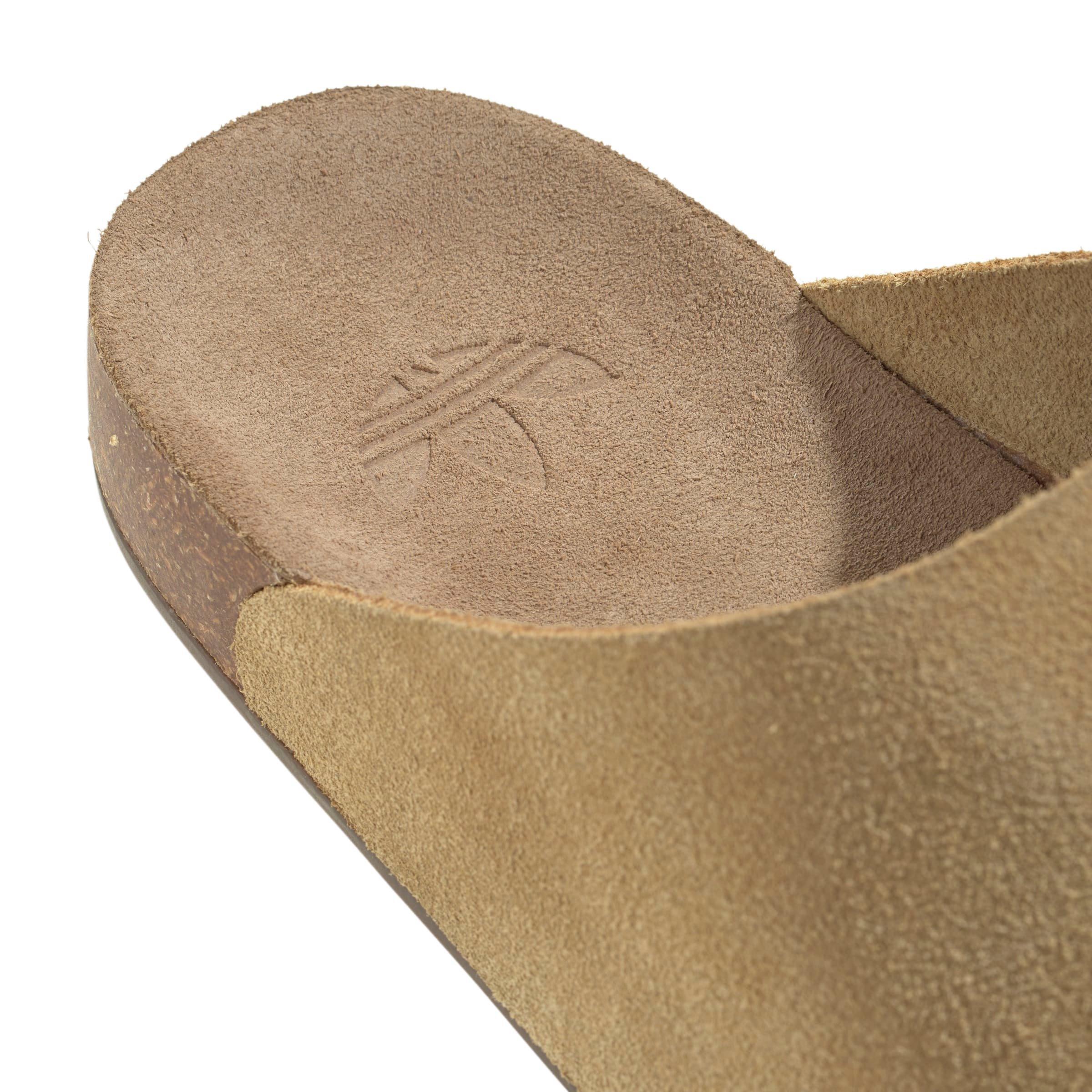 adidas Originals Adimule "Golden Beige/Gum" Unisex Slide - KHAKI Thumbnail View 7