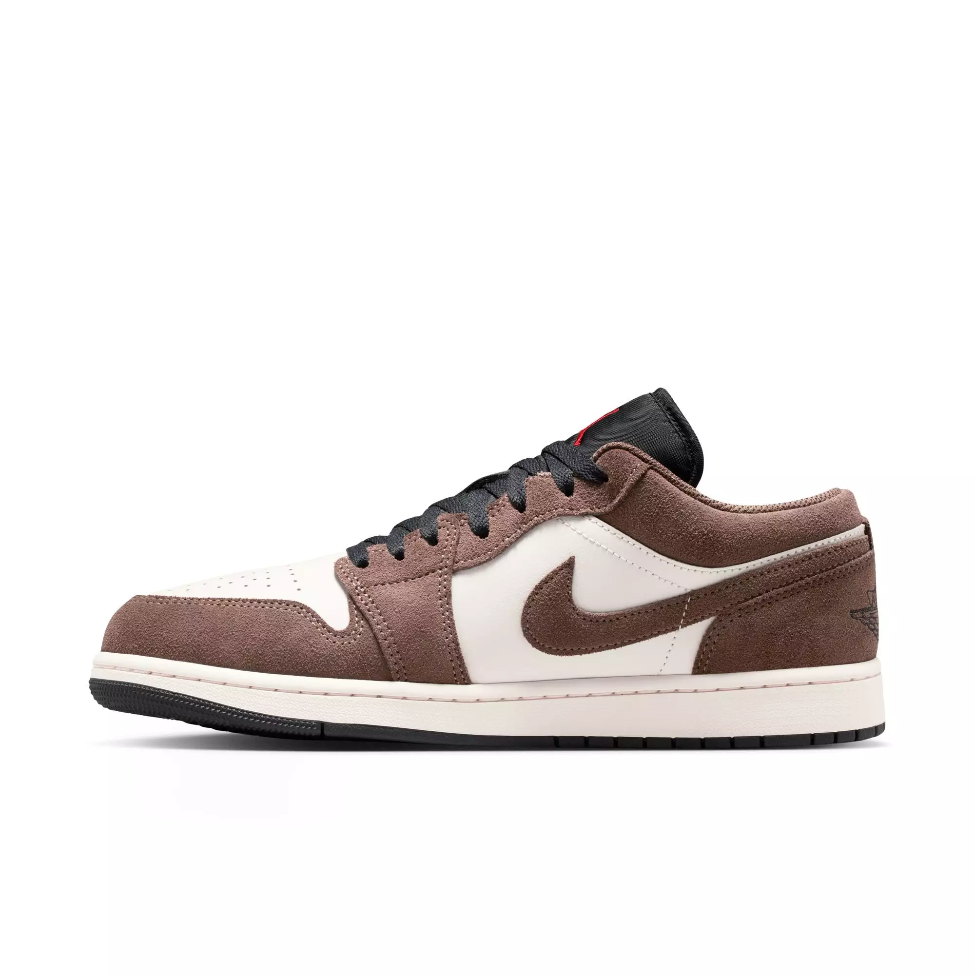 Jordan 1 Low "Palomino/Black/Phantom/Sail" Men's Shoe - BROWN/WHITE