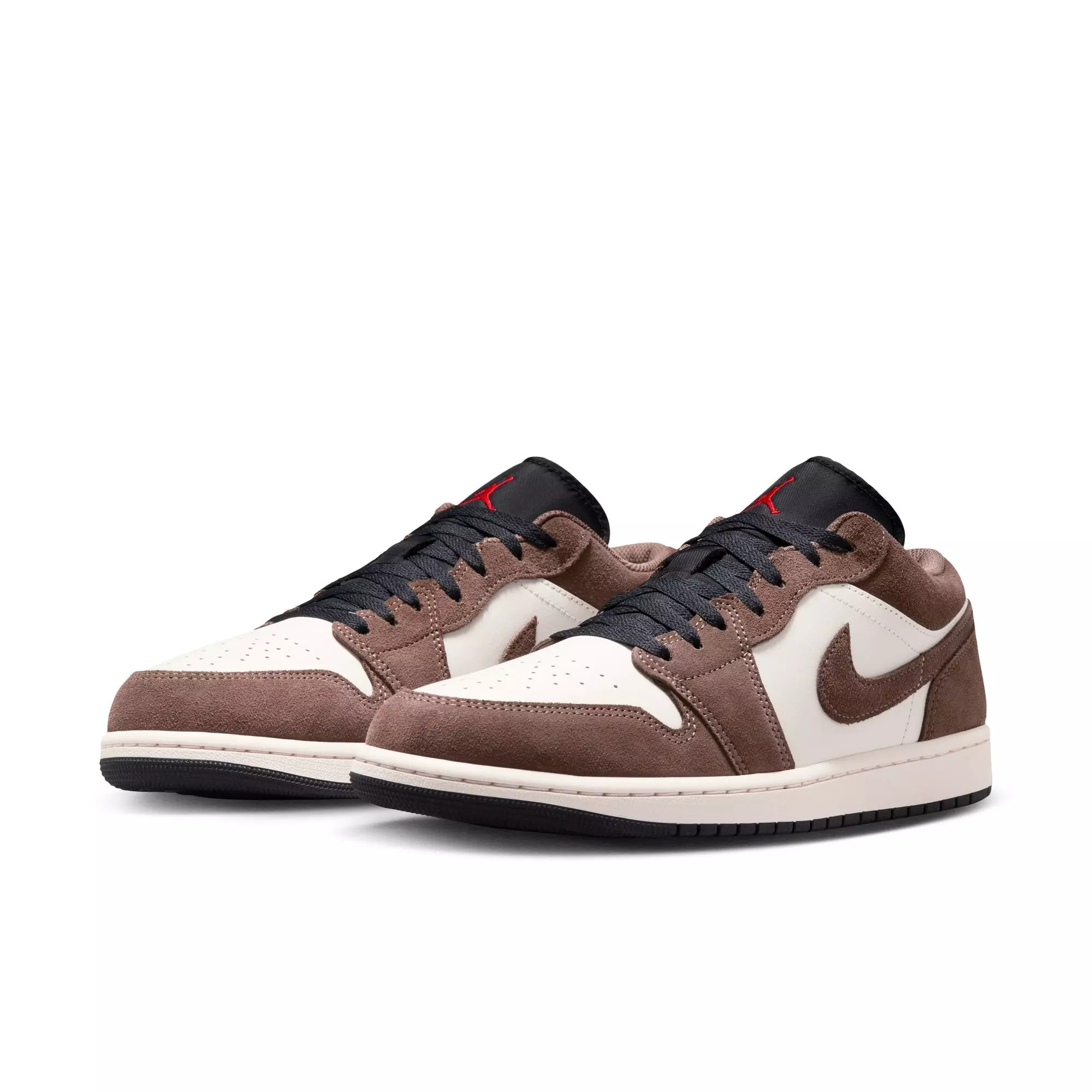 Jordan 1 Low "Palomino/Black/Phantom/Sail" Men's Shoe - BROWN/WHITE