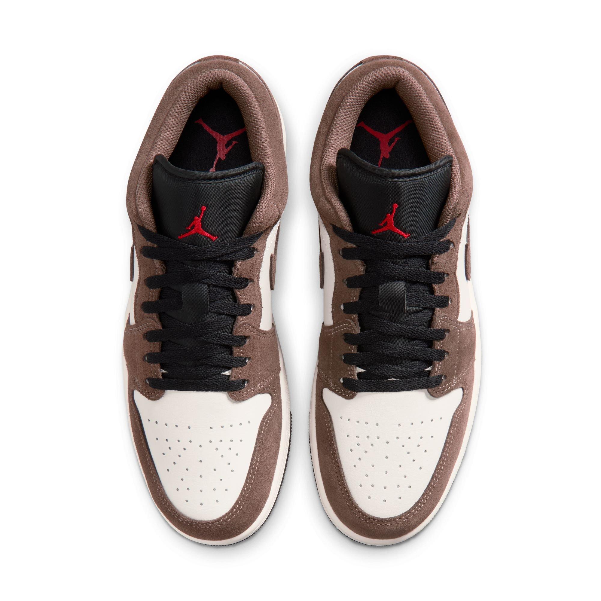 Jordan 1 Low "Palomino/Black/Phantom/Sail" Men's Shoe - BROWN/WHITE Thumbnail View 6