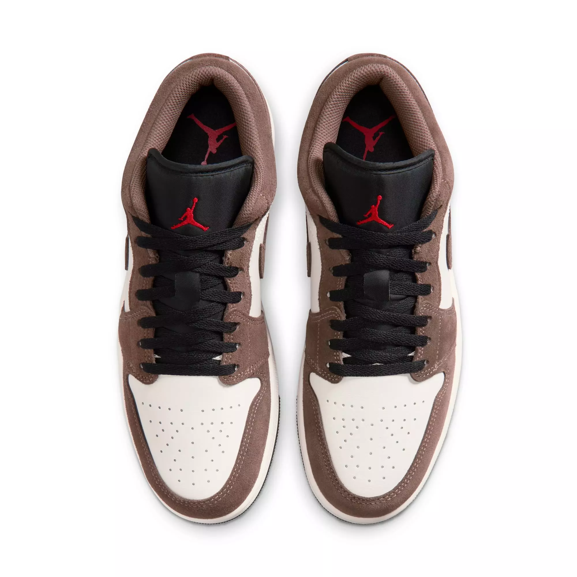 Jordan 1 Low "Palomino/Black/Phantom/Sail" Men's Shoe - BROWN/WHITE