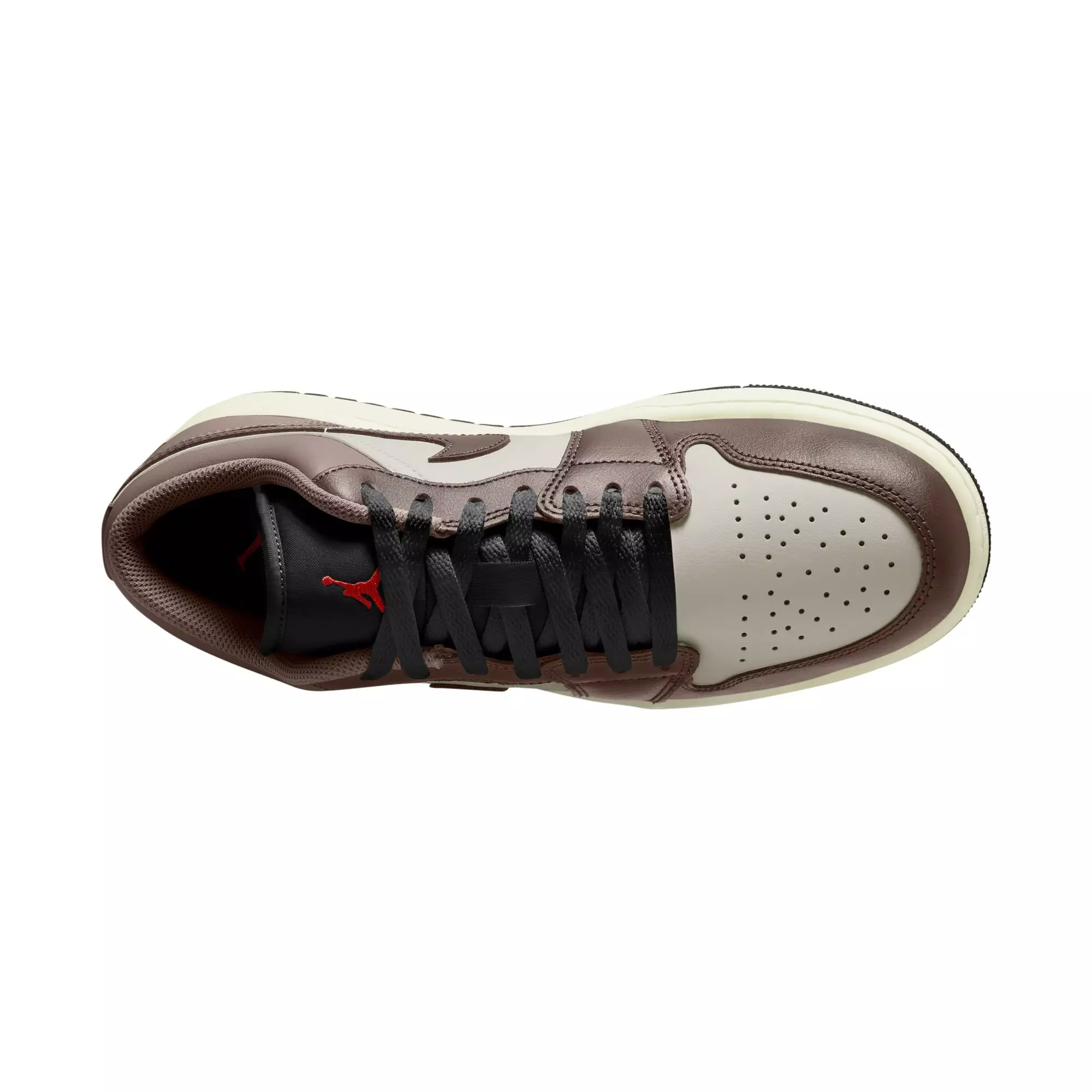 Jordan 1 Low "Palomino/Black/Phantom/Sail" Men's Shoe - BROWN/WHITE