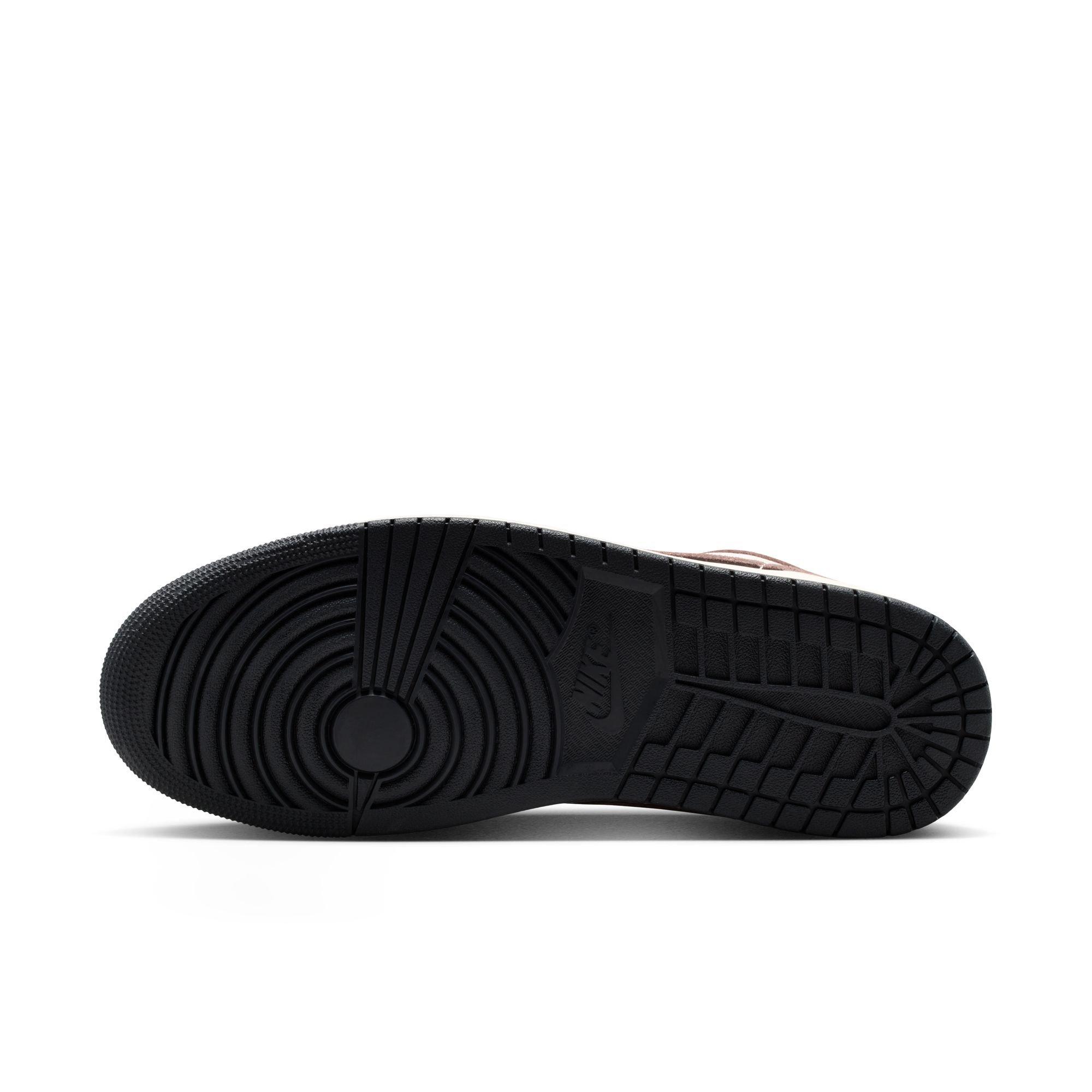 Jordan 1 Low "Palomino/Black/Phantom/Sail" Men's Shoe - BROWN/WHITE Thumbnail View 9