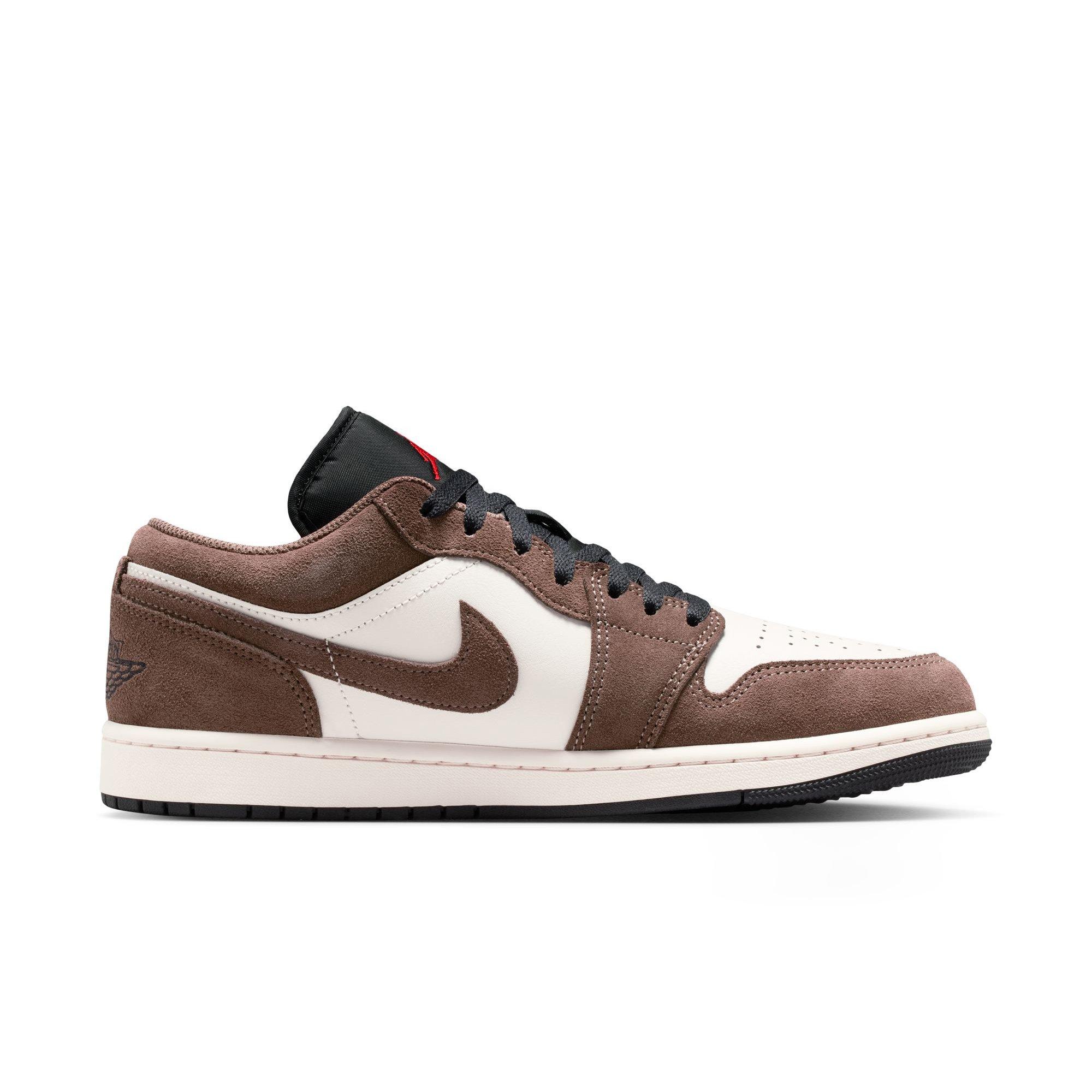 Jordan 1 Low "Palomino/Black/Phantom/Sail" Men's Shoe - BROWN/WHITE Thumbnail View 2