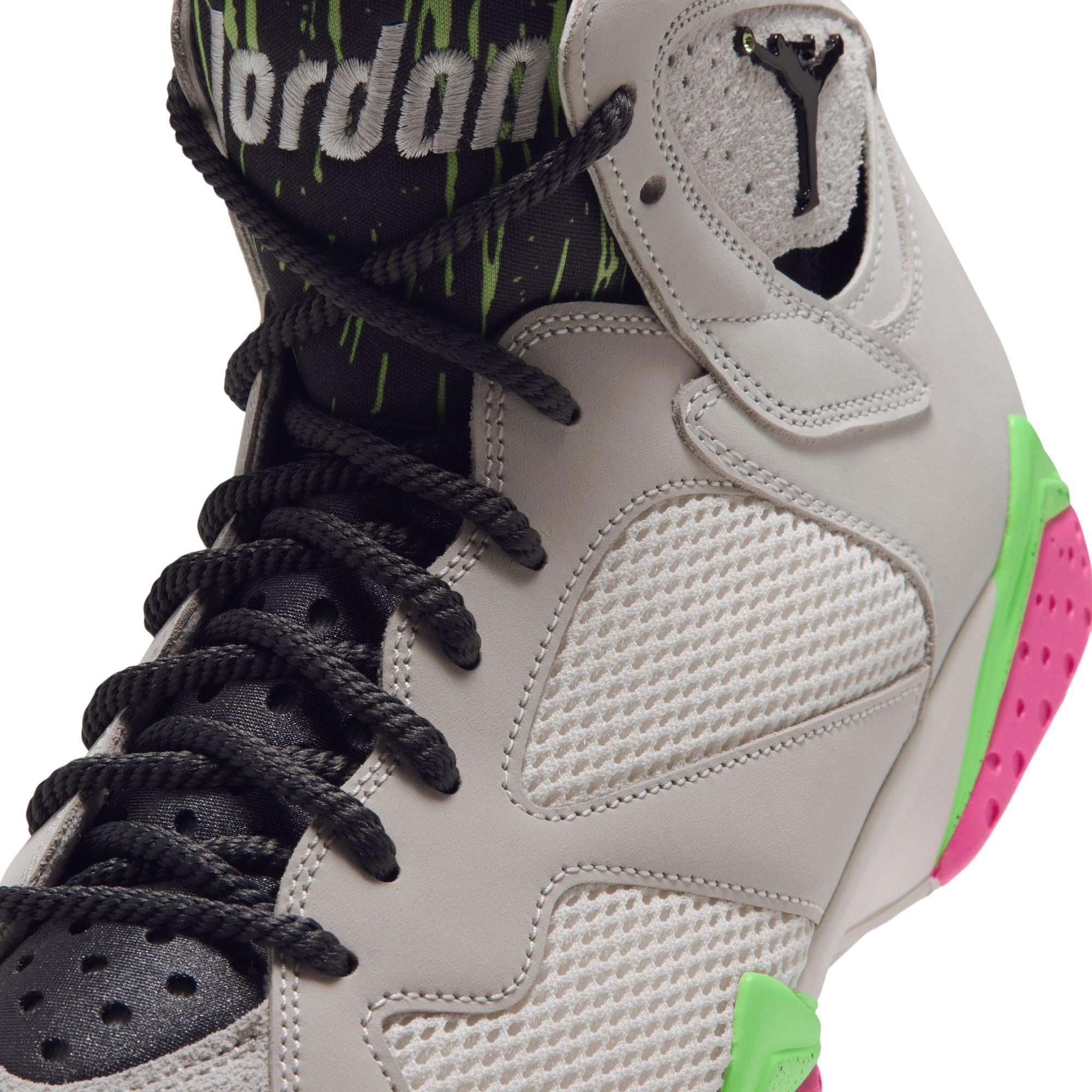 Jordan 7 Retro "Tennis Day" Men's Shoe - PHANTOM/ANTHRACITE/LIME BLAST/PINK BLAST
