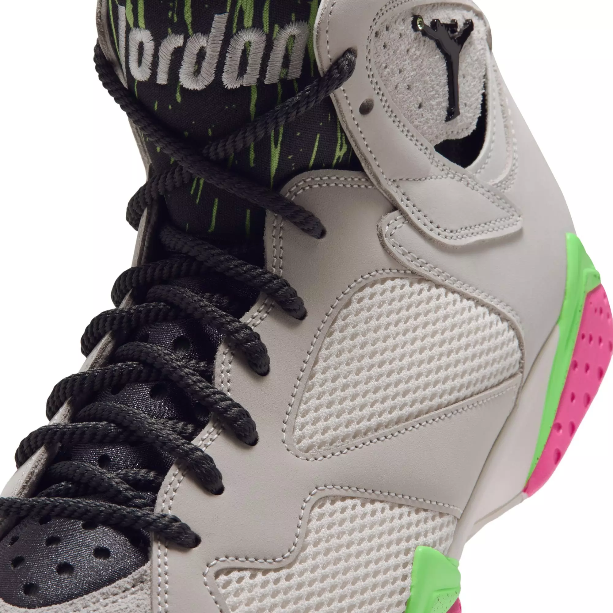 Jordan 7 Retro "Tennis Day" Men's Shoe - PHANTOM/ANTHRACITE/LIME BLAST/PINK BLAST