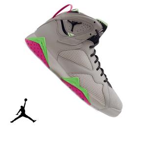 Jordan 7 Retro "Tennis Day" Men's Shoe - PHANTOM/ANTHRACITE/LIME BLAST/PINK BLAST