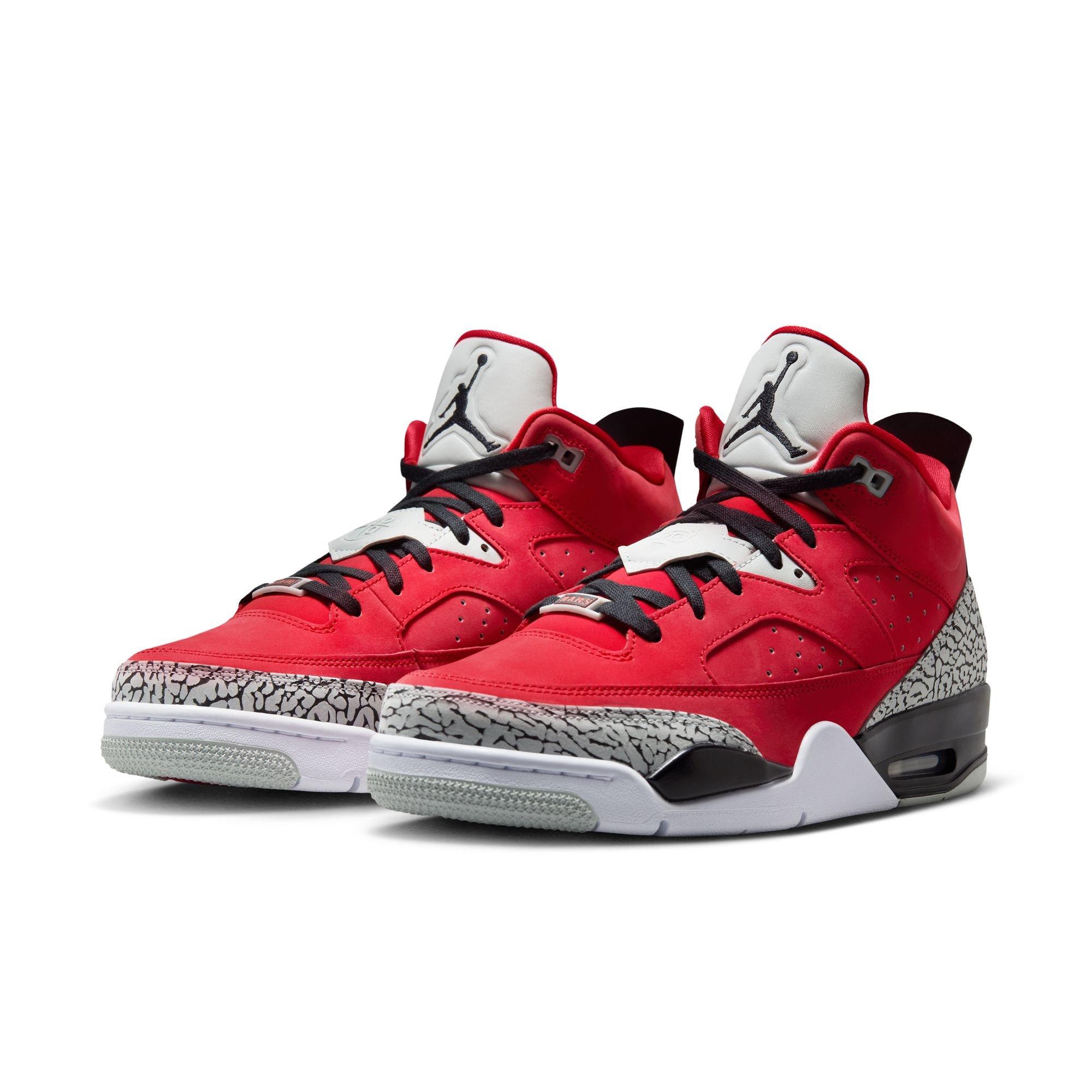Jordan Son of Mars Low "Fire Red/Black/Mist Grey/White" Men's Shoe - RED/BLACK/GREY Thumbnail View 5