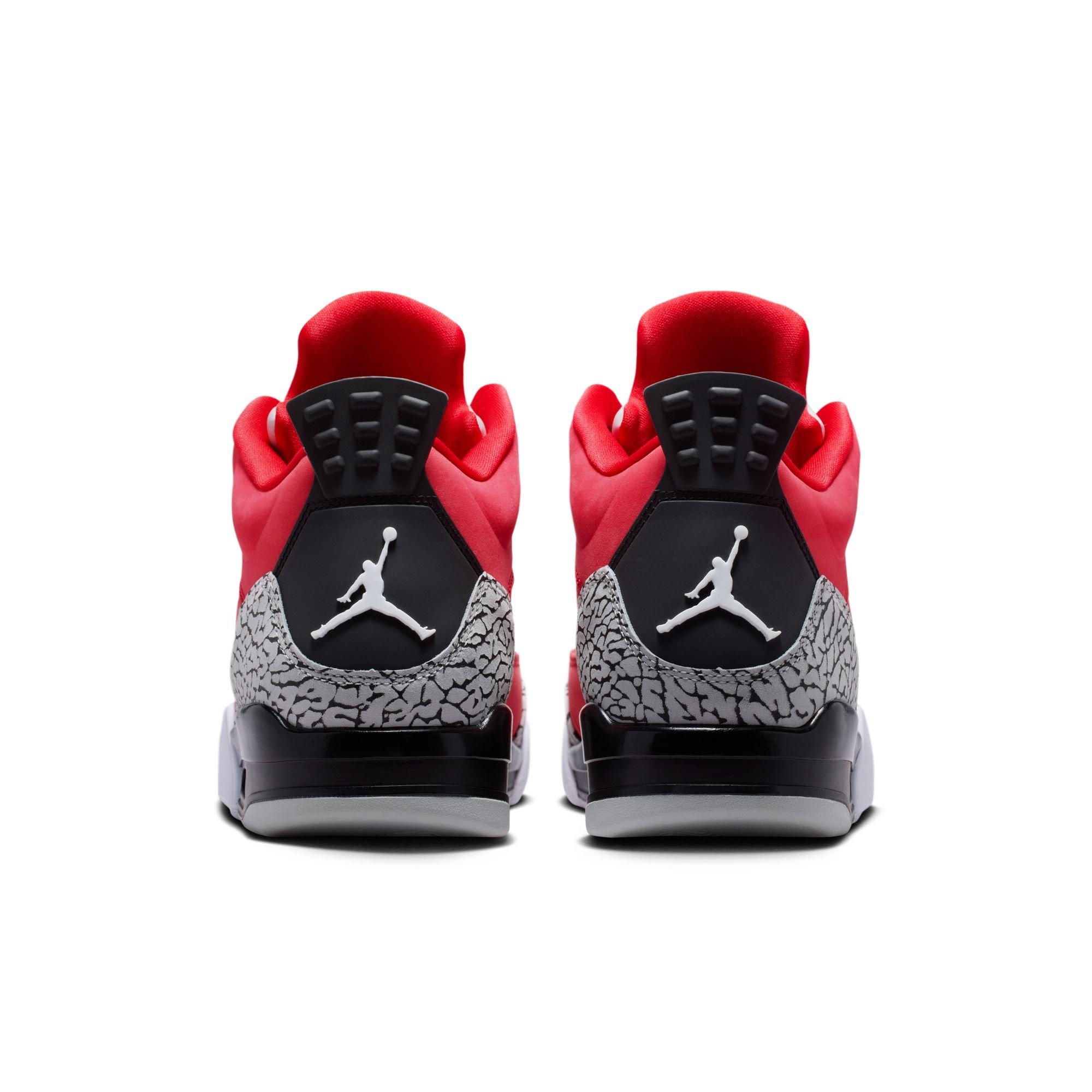 Jordan Son of Mars Low "Fire Red/Black/Mist Grey/White" Men's Shoe - RED/BLACK/GREY Thumbnail View 7