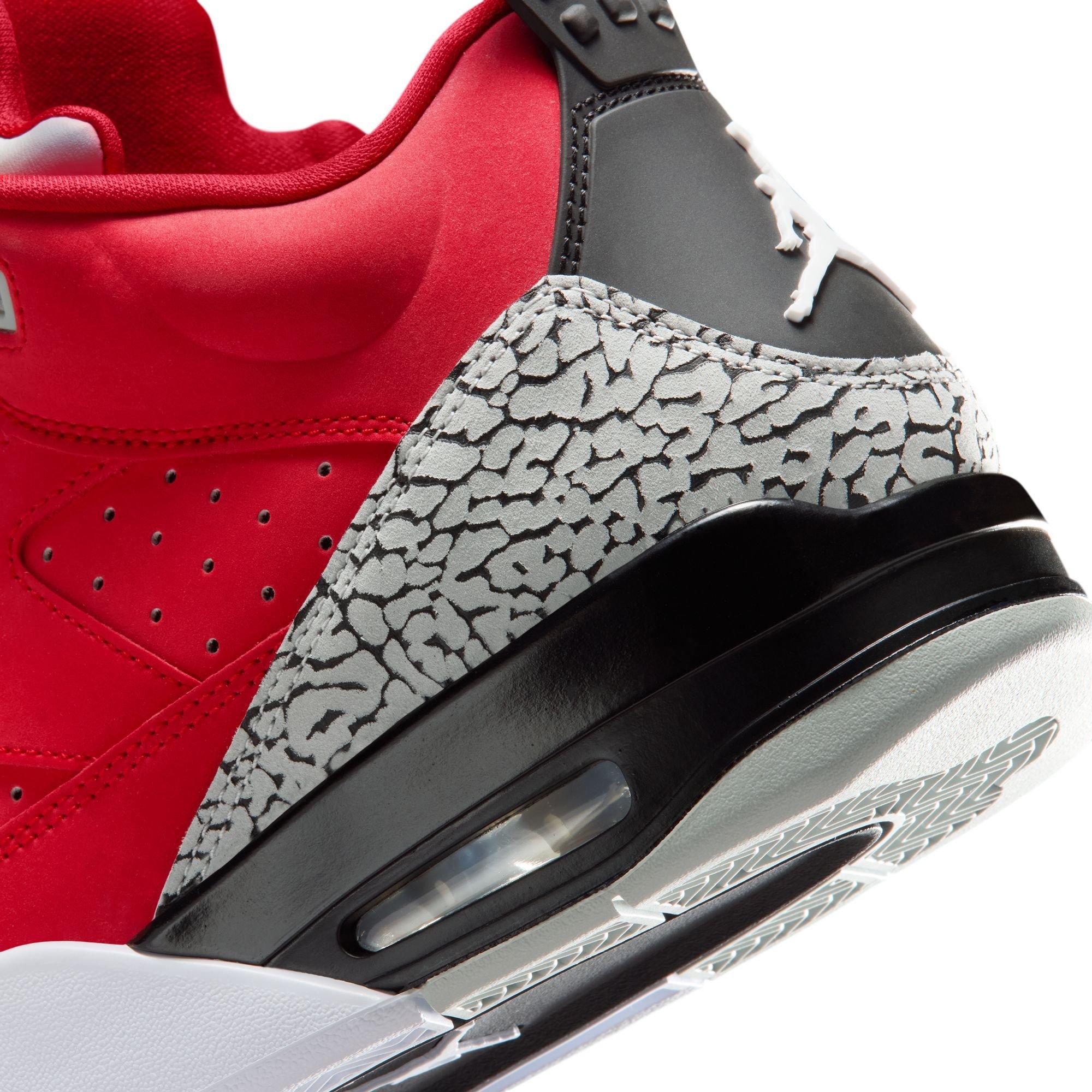 Jordan Son of Mars Low "Fire Red/Black/Mist Grey/White" Men's Shoe - RED/BLACK/GREY Thumbnail View 10