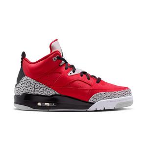 Jordan Son of Mars Low "Fire Red/Black/Mist Grey/White" Men's Shoe - RED/BLACK/GREY