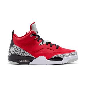 Jordan Son of Mars Low "Fire Red/Black/Mist Grey/White" Men's Shoe - RED/BLACK/GREY