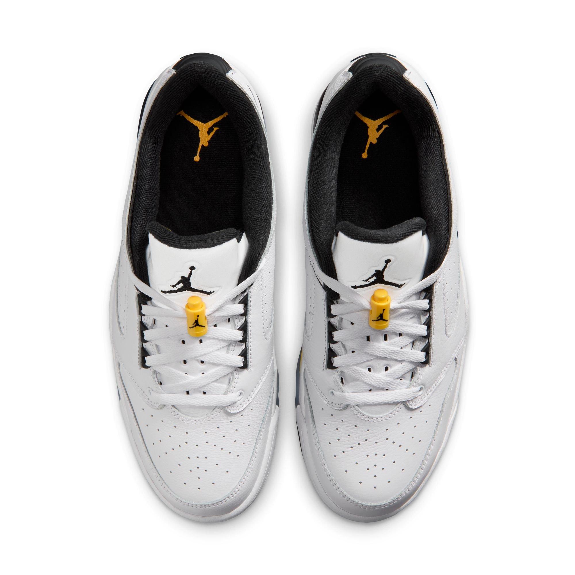 Jordan Sixty Plus Low "White/Black/Tour Yellow" Men's Shoe - WHITE/YELLOW