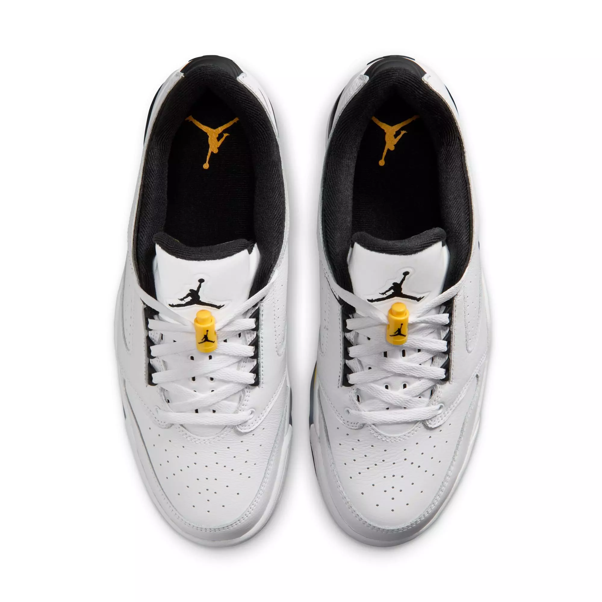 Jordan Sixty Plus Low "White/Black/Tour Yellow" Men's Shoe - WHITE/YELLOW