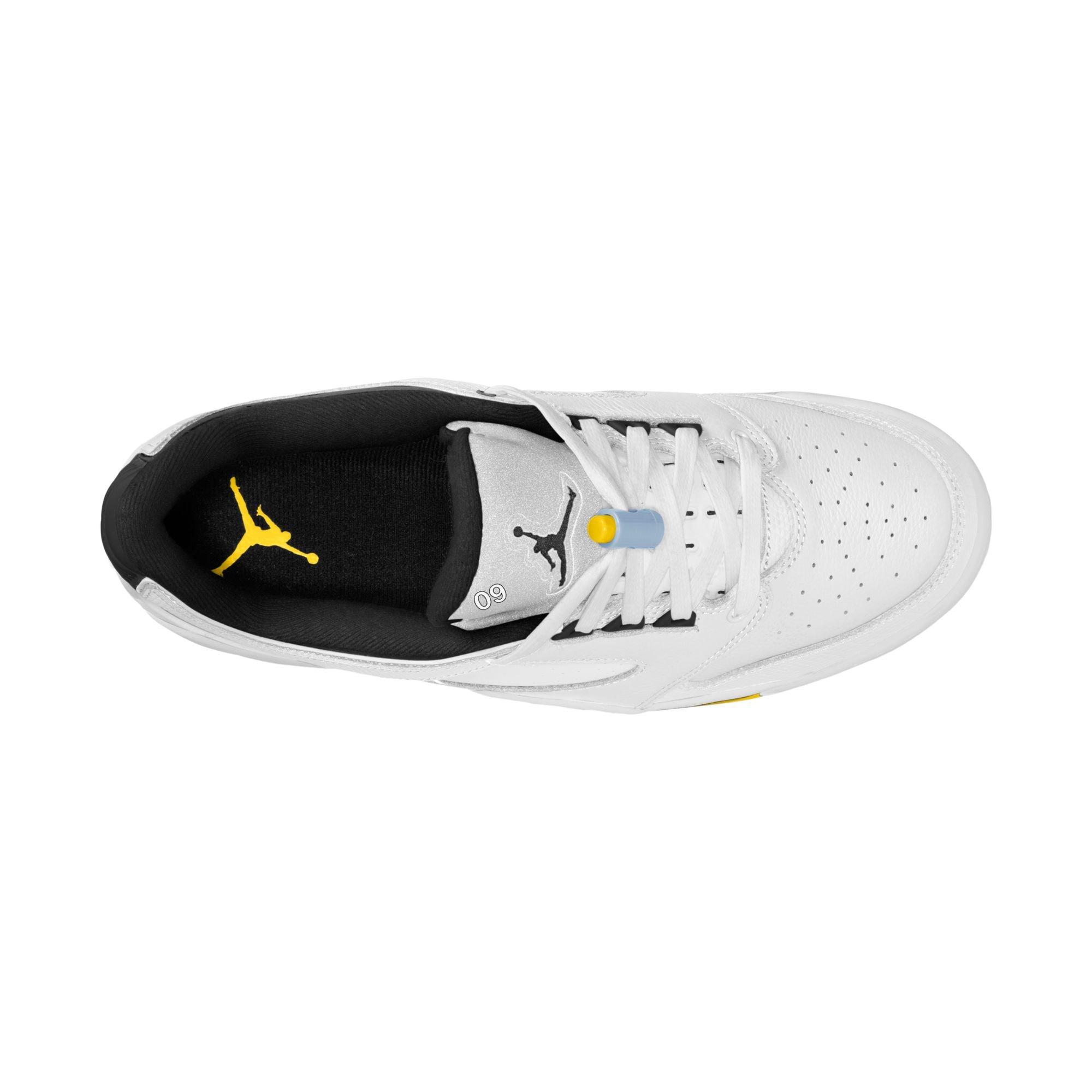Jordan Sixty Plus Low "White/Black/Tour Yellow" Men's Shoe - WHITE/YELLOW