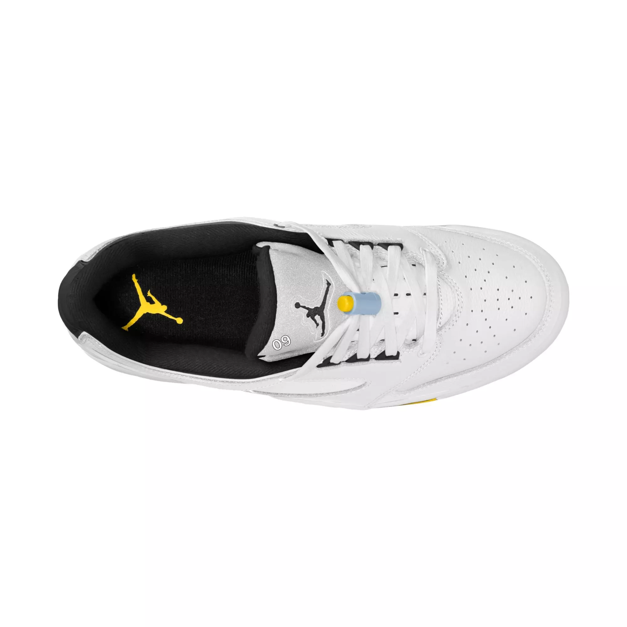 Jordan Sixty Plus Low "White/Black/Tour Yellow" Men's Shoe - WHITE/YELLOW