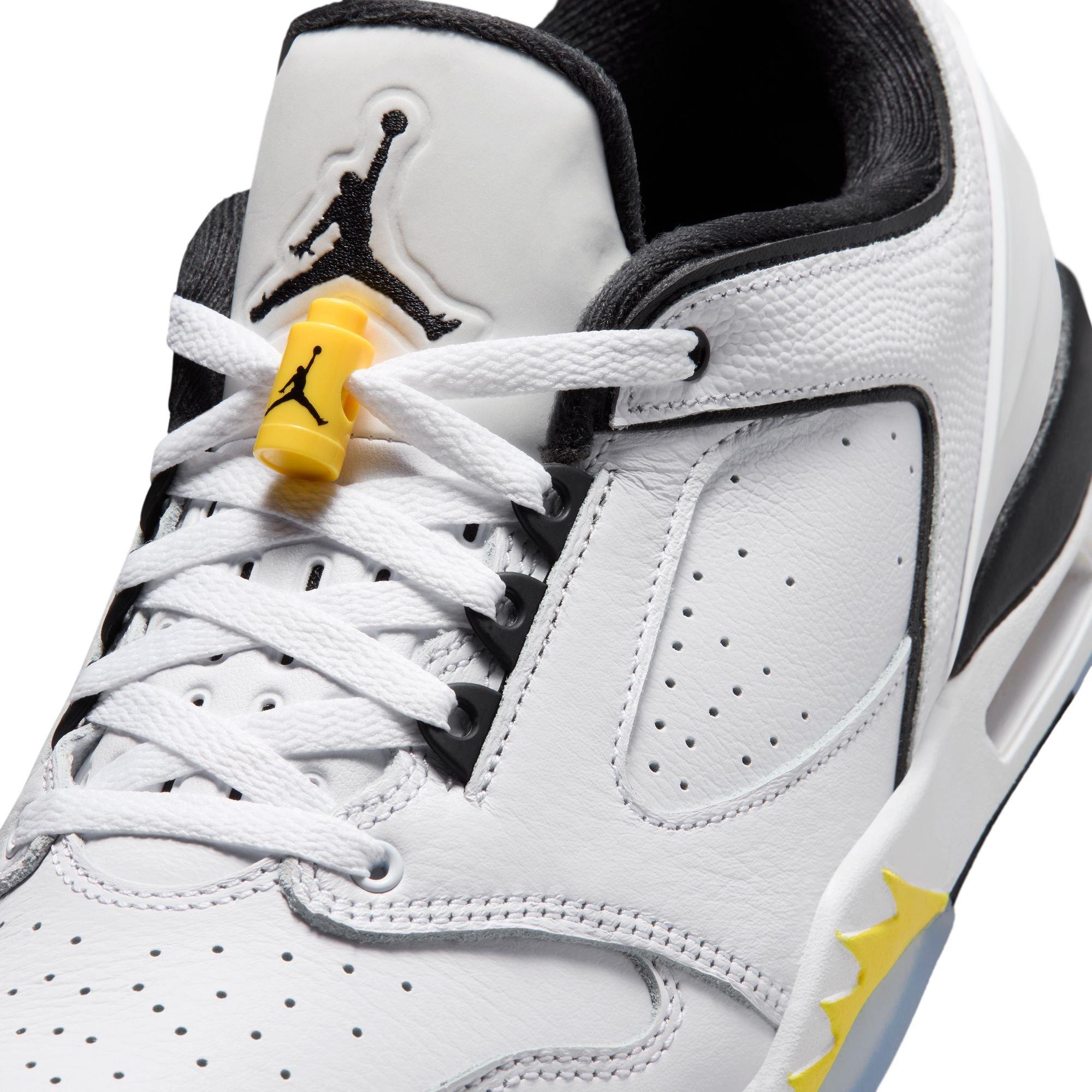 Jordan Sixty Plus Low "White/Black/Tour Yellow" Men's Shoe - WHITE/YELLOW