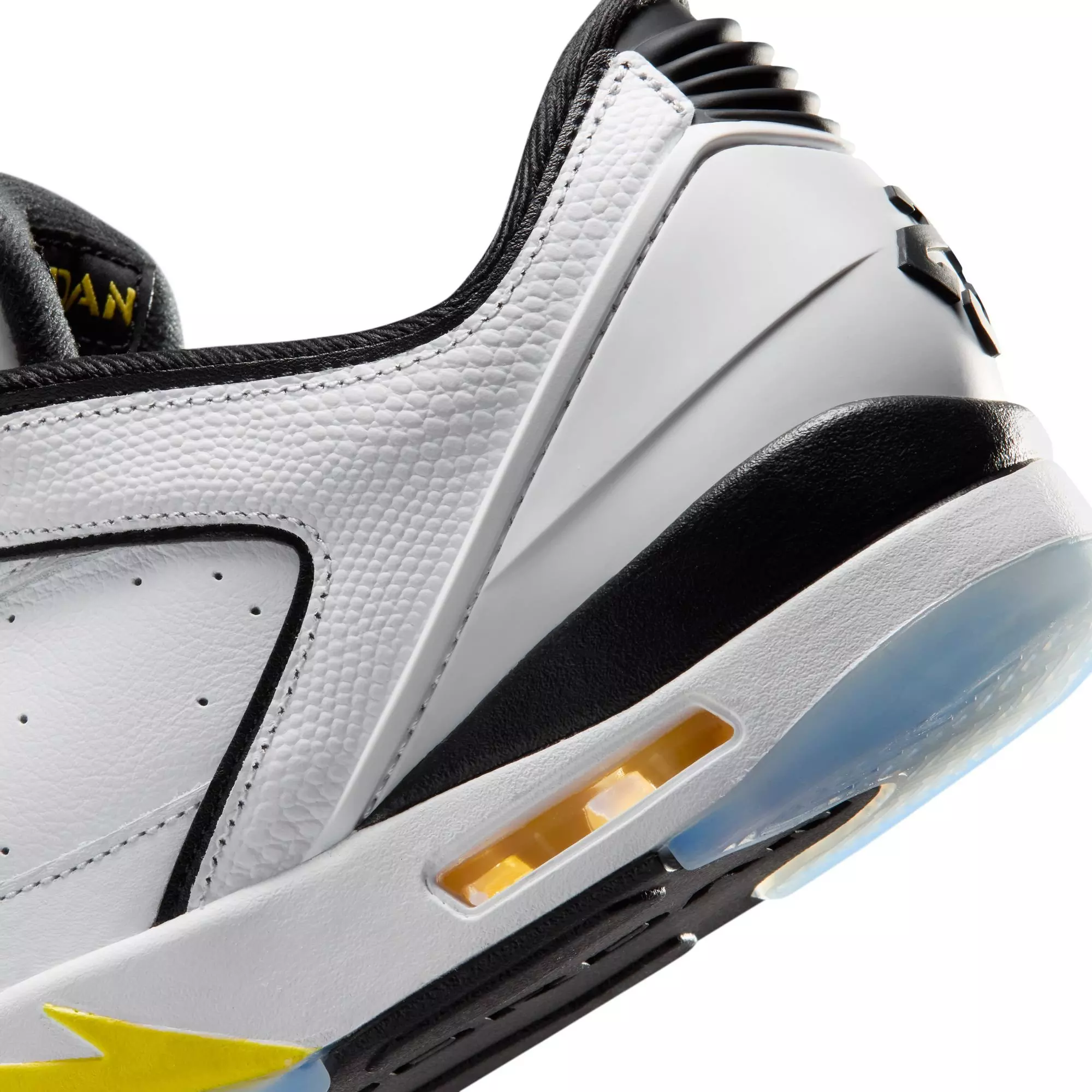 Jordan Sixty Plus Low "White/Black/Tour Yellow" Men's Shoe - WHITE/YELLOW