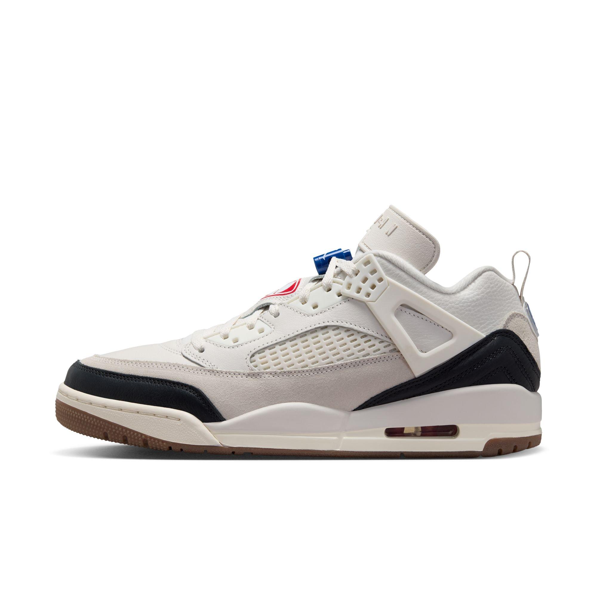 Jordan Spizike Low "Phantom/University Red/Sail/Old Royal" Men's Shoe - OFF-WHITE/RED