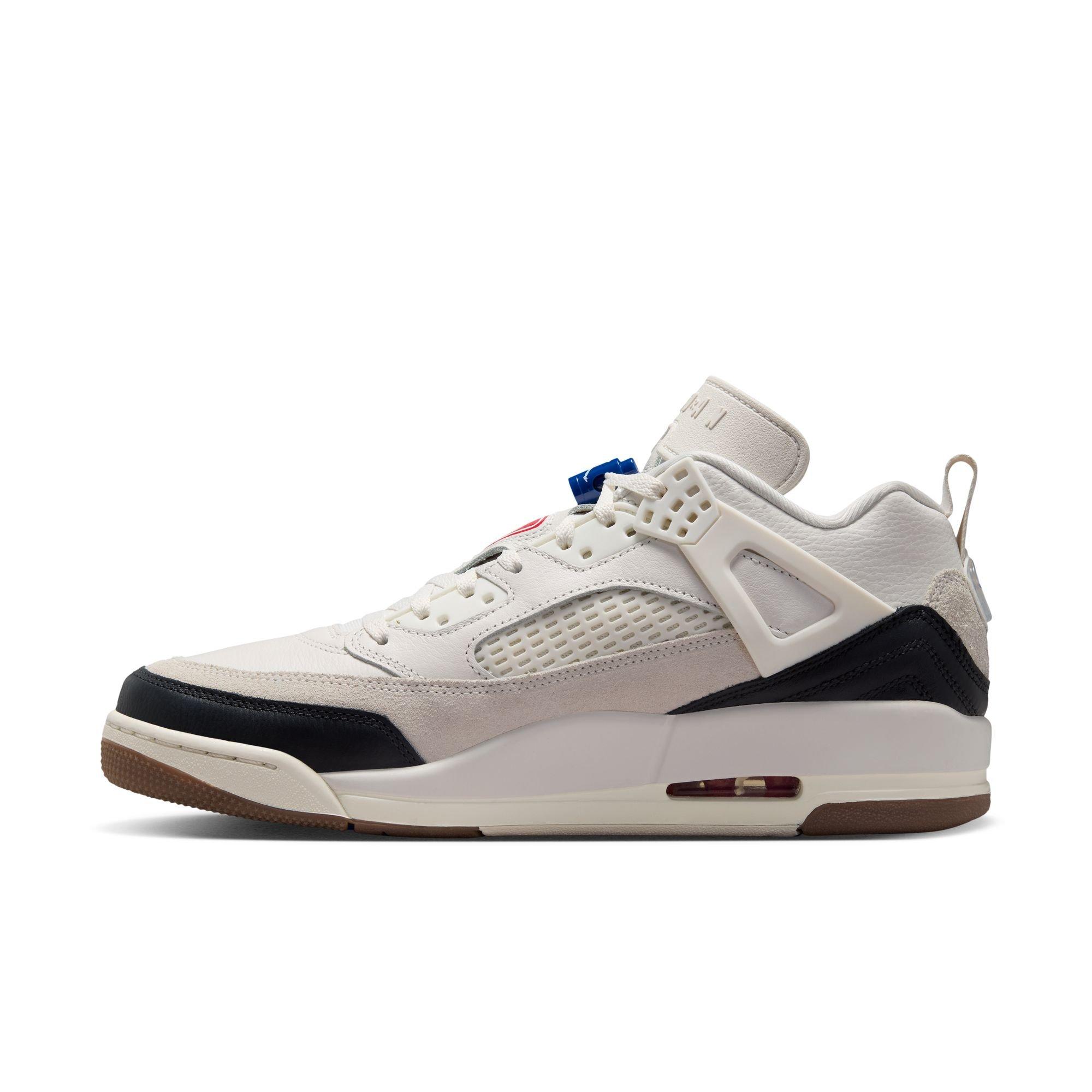 Jordan Spizike Low "Phantom/University Red/Sail/Old Royal" Men's Shoe - OFF-WHITE/RED