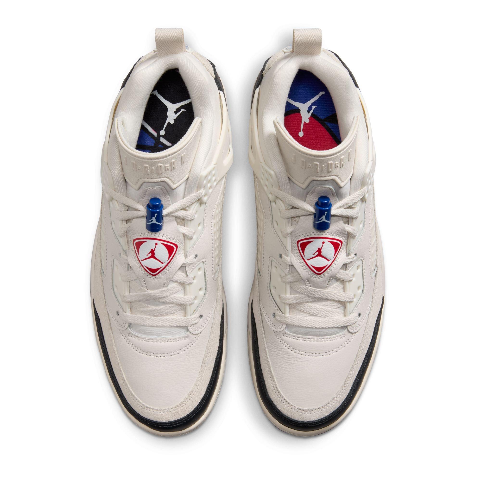 Jordan Spizike Low "Phantom/University Red/Sail/Old Royal" Men's Shoe - OFF-WHITE/RED