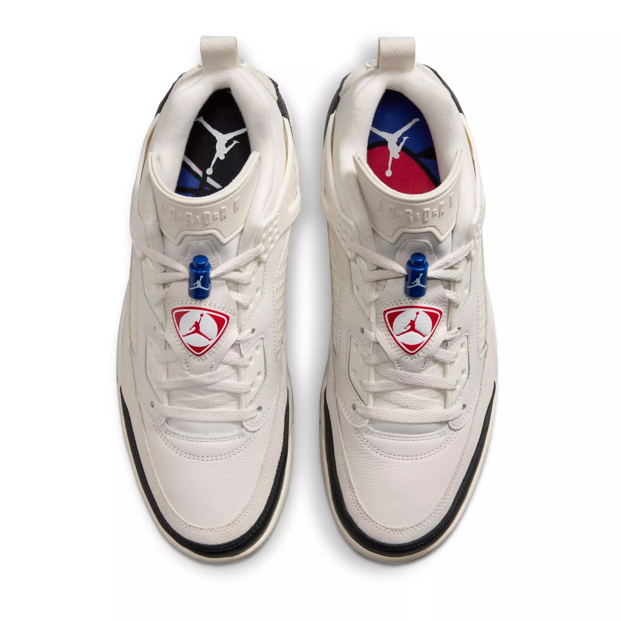 Jordan Spizike Low "Phantom/University Red/Sail/Old Royal" Men's Shoe - OFF-WHITE/RED