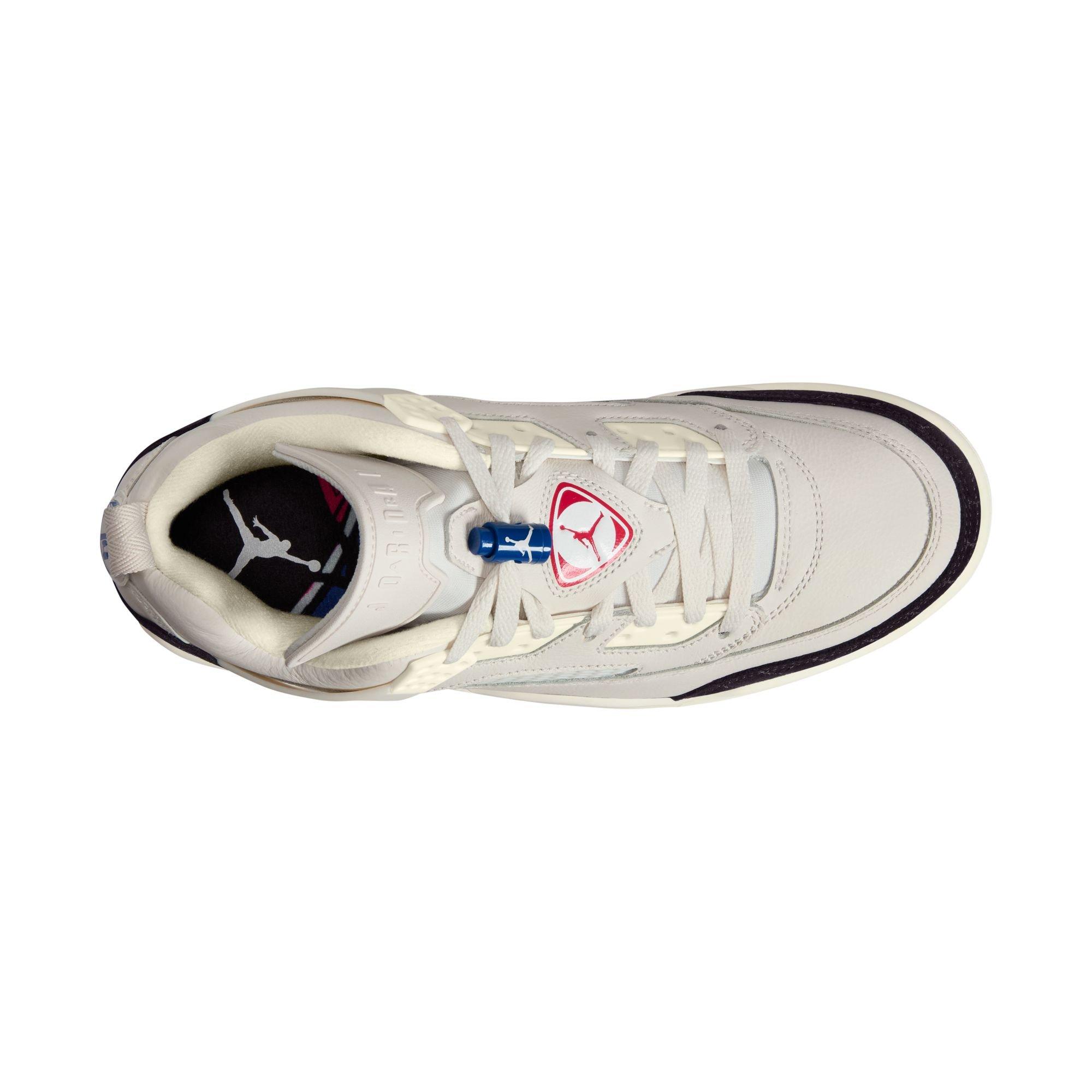 Jordan Spizike Low "Phantom/University Red/Sail/Old Royal" Men's Shoe - OFF-WHITE/RED