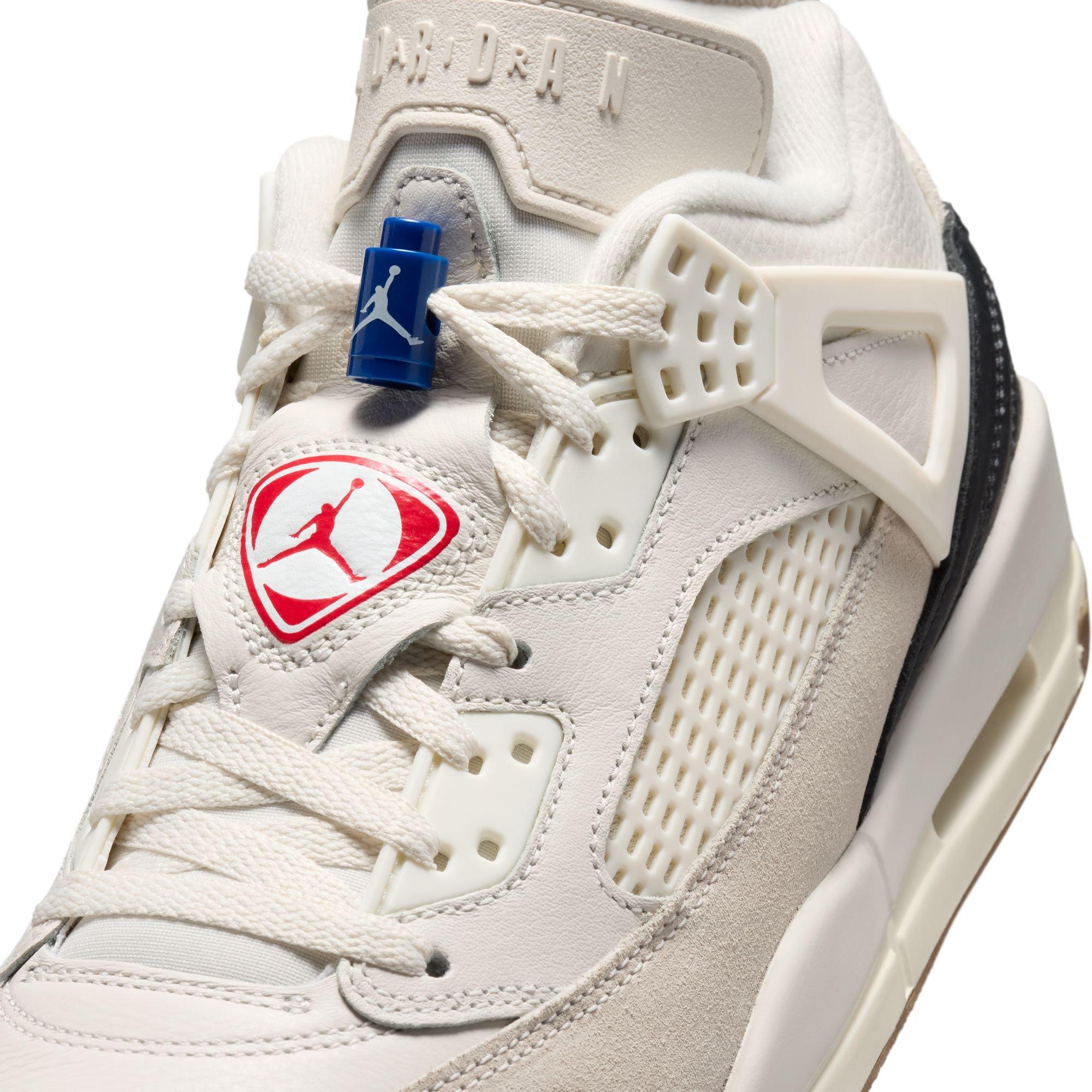 Jordan Spizike Low "Phantom/University Red/Sail/Old Royal" Men's Shoe - OFF-WHITE/RED