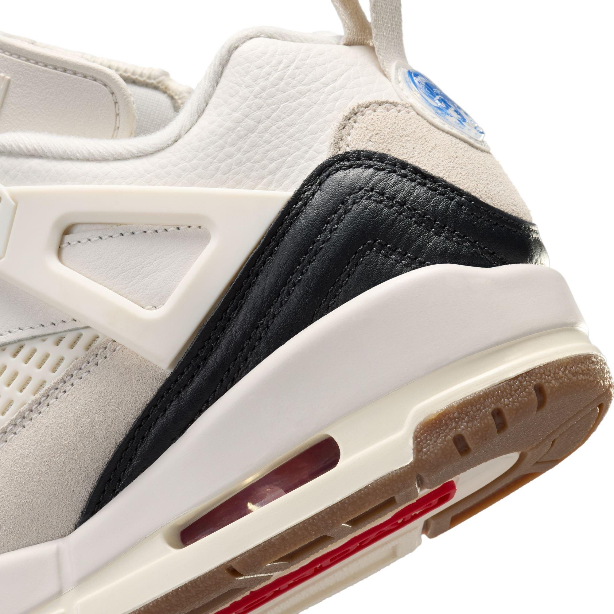 Jordan Spizike Low "Phantom/University Red/Sail/Old Royal" Men's Shoe - OFF-WHITE/RED
