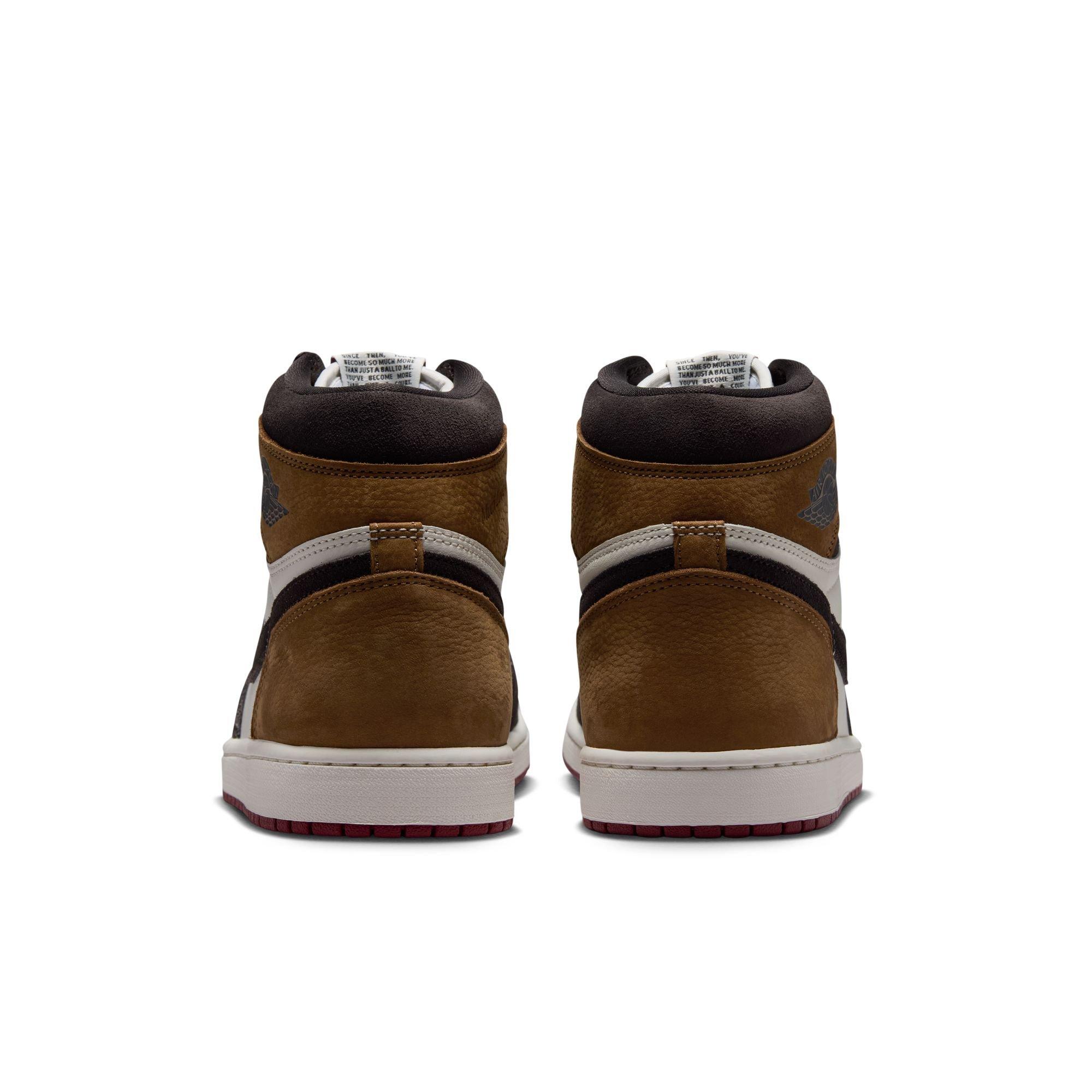 Jordan 1 Retro High OG "Love Letter" Men's Shoe - SHADOW BROWN/TEAM RED/BRITISH TAN